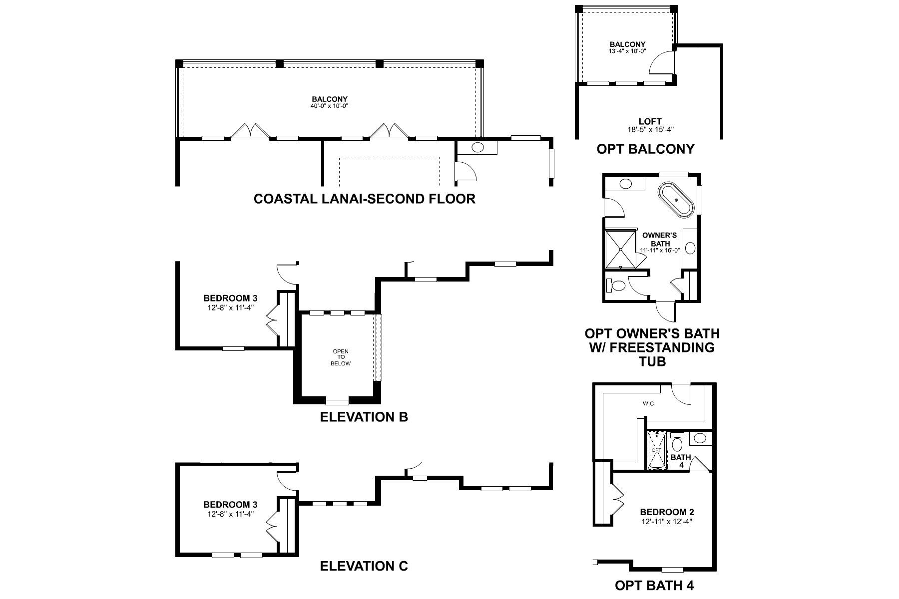 Harmony Second Floor Options