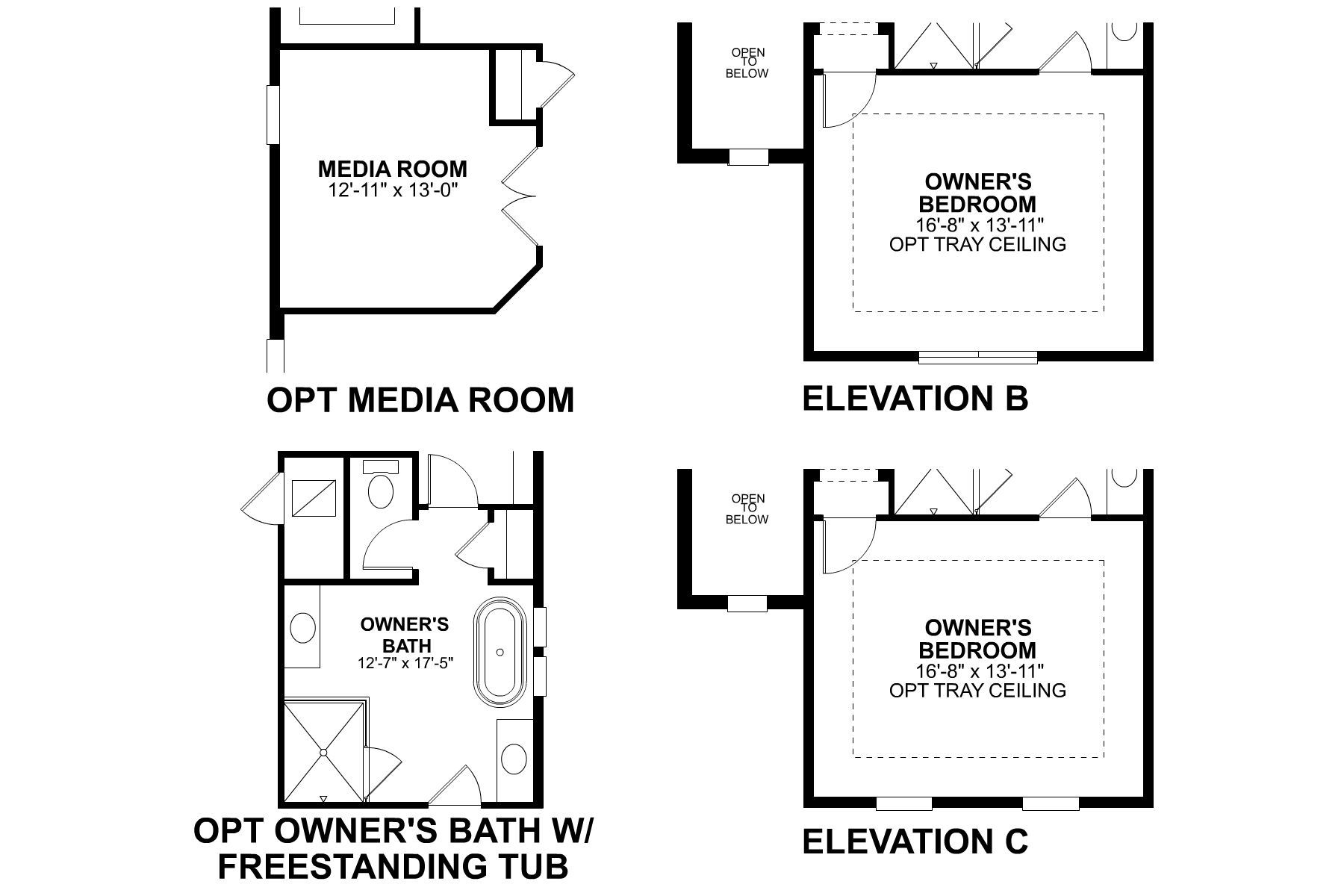 Wekiva Second Floor Options