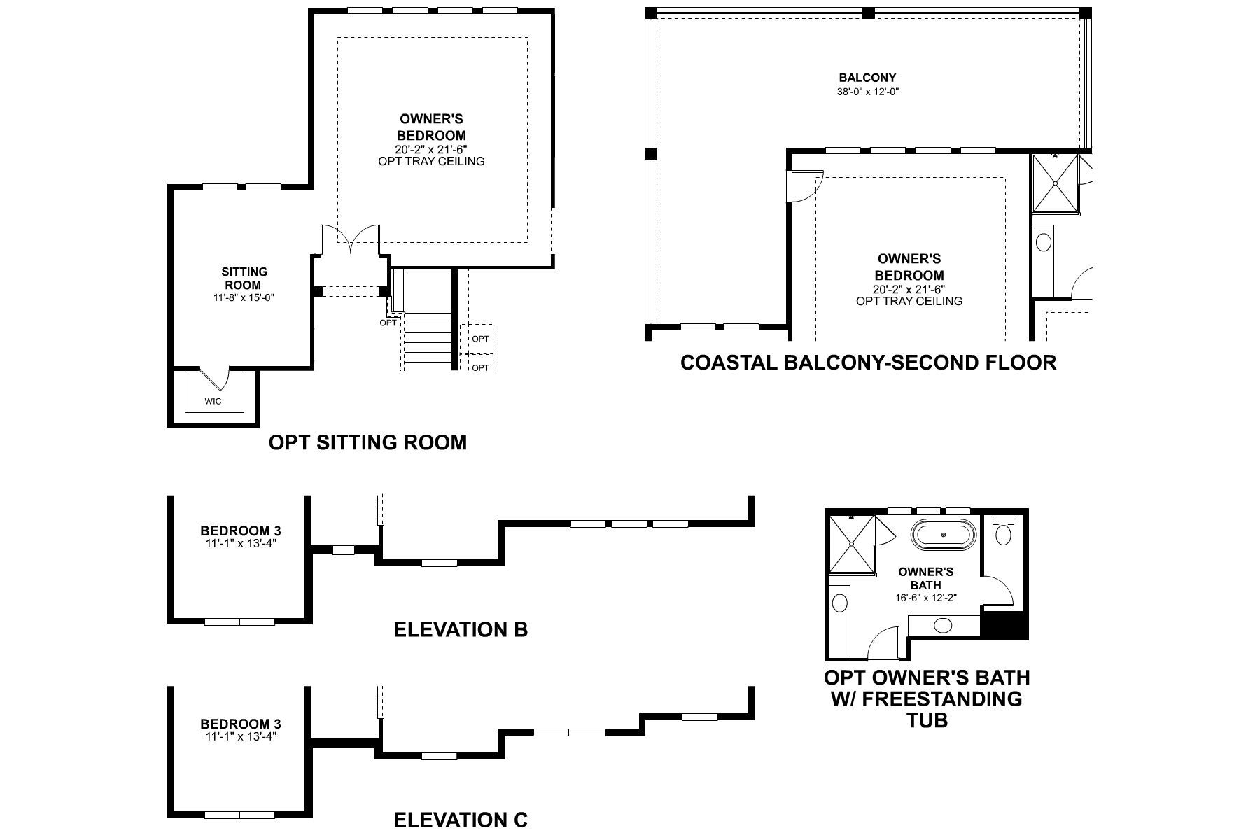 Lakestar Second Floor Options