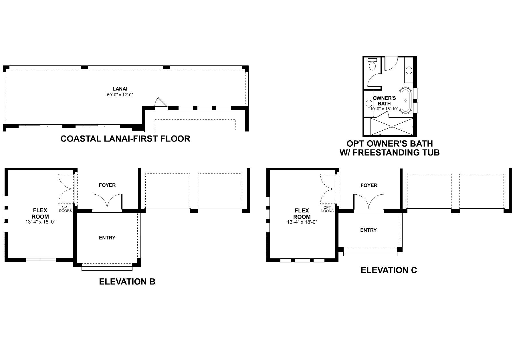 Wentworth First Floor Options