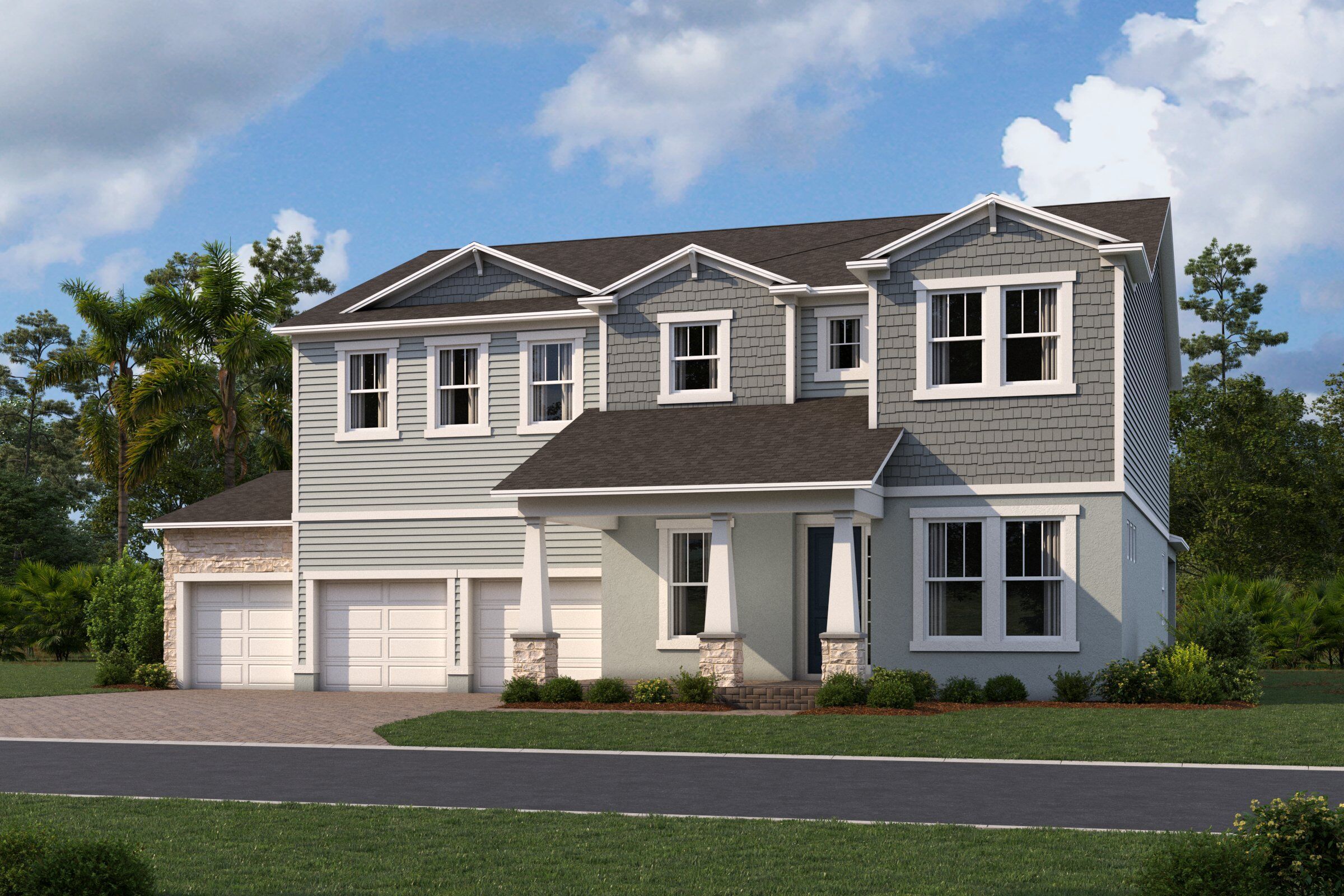 Lake Star Elevation  Craftsman