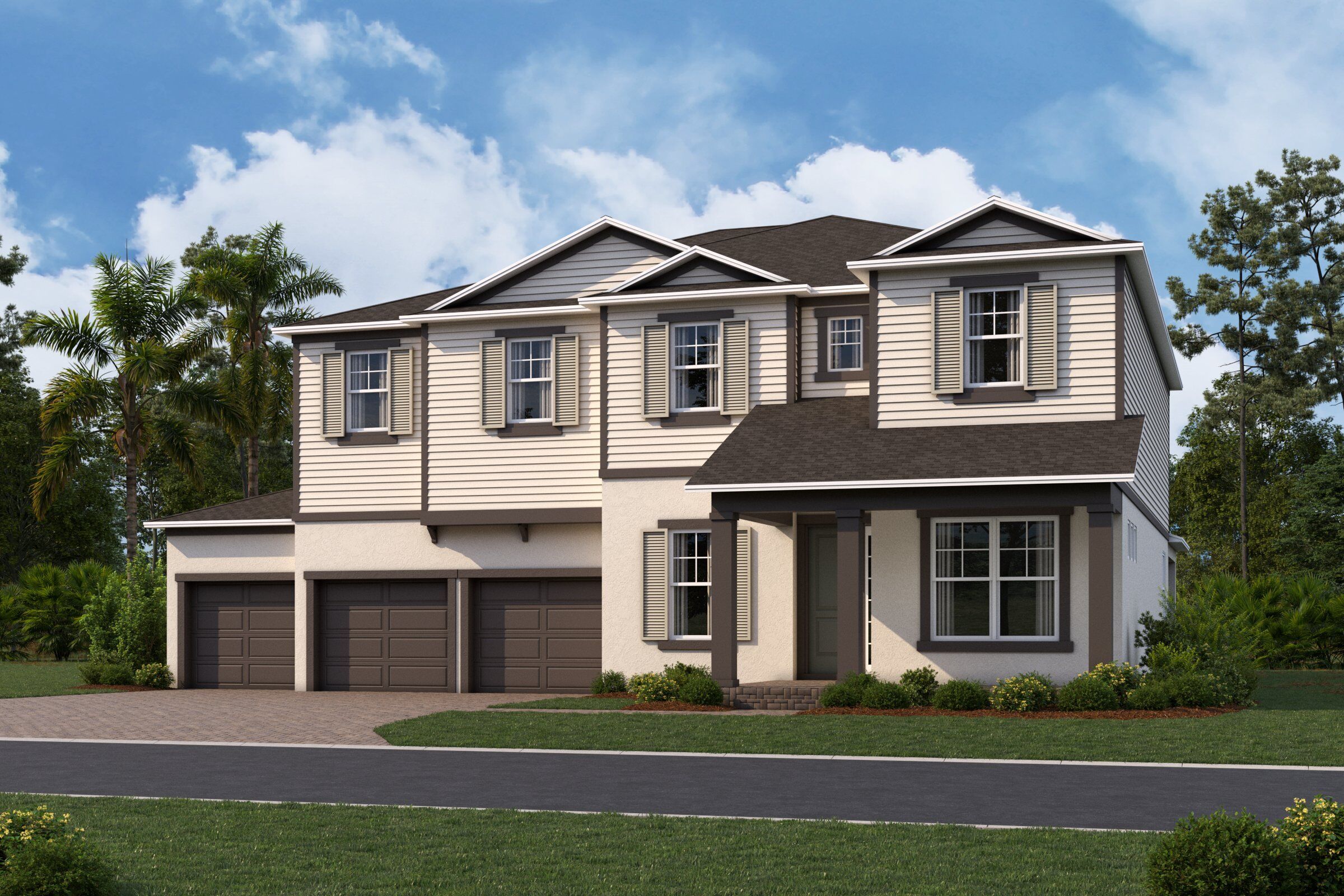 Lake Star Elevation  Traditional