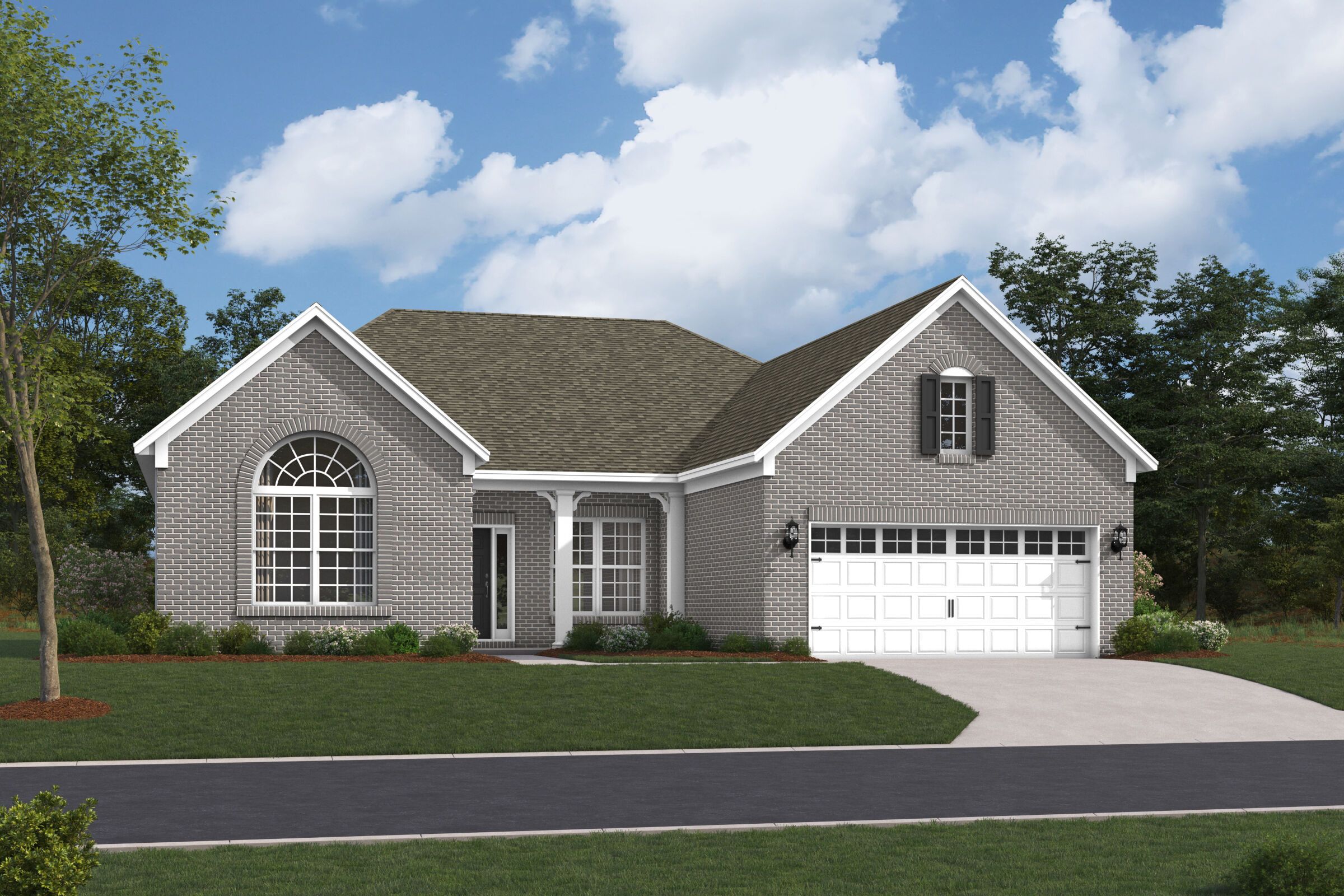 Cheswicke ll Elevation E with Brick