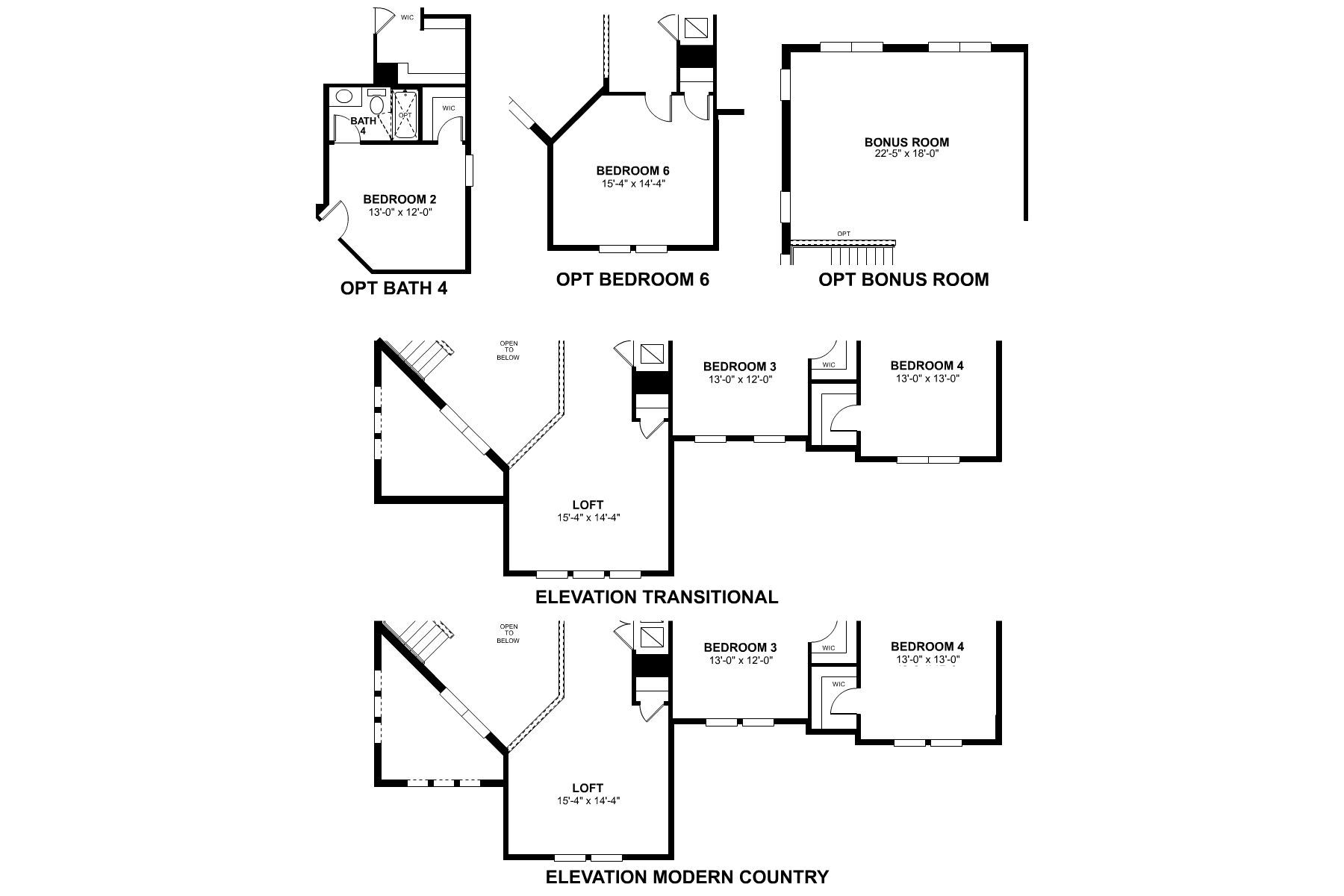 Endeavor Second Floor Options