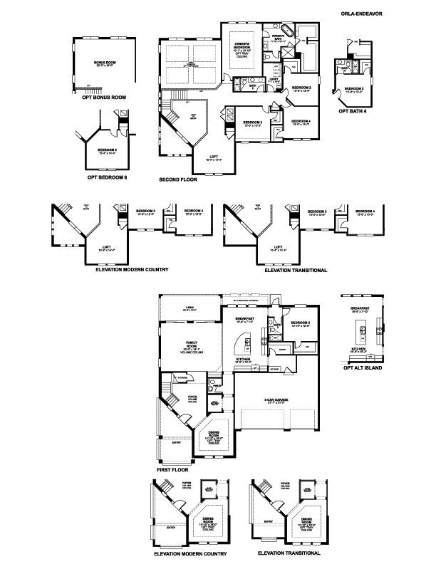 Endeavor Floorplan
