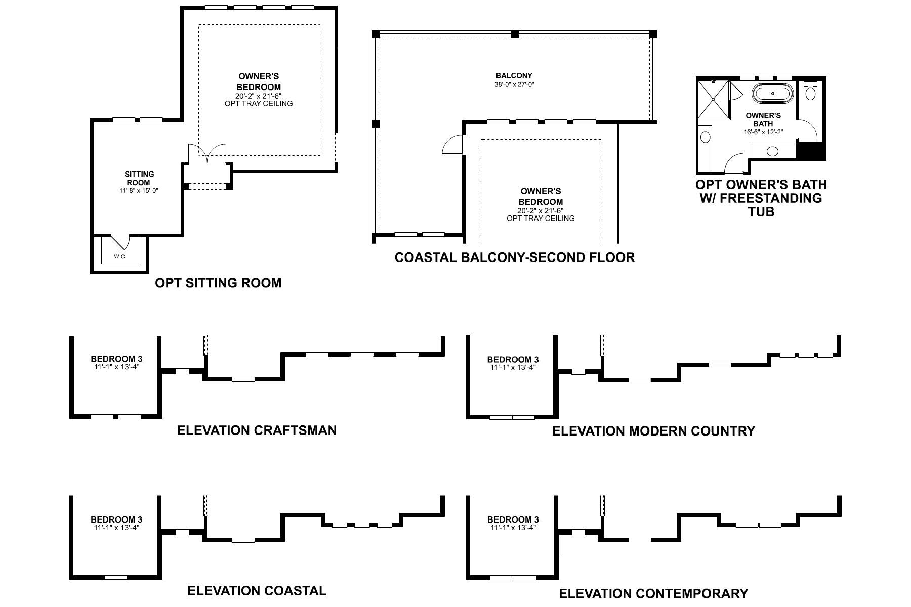 Lakestar Second Floor Options