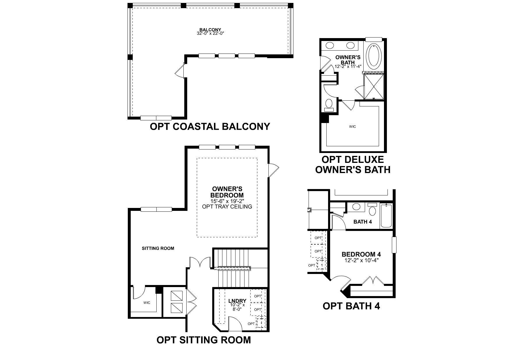Newport Second Floor Options