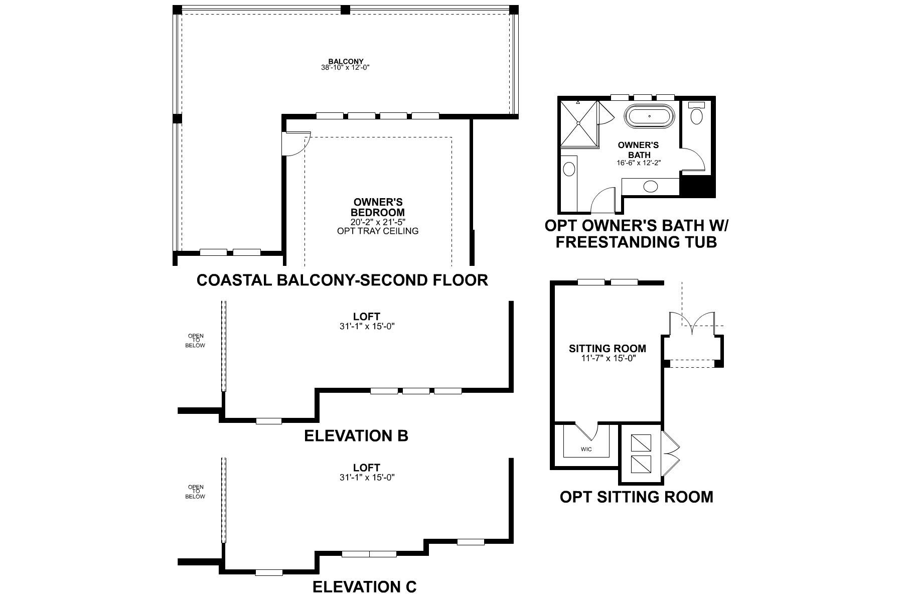 NewportXL Second Floor Options