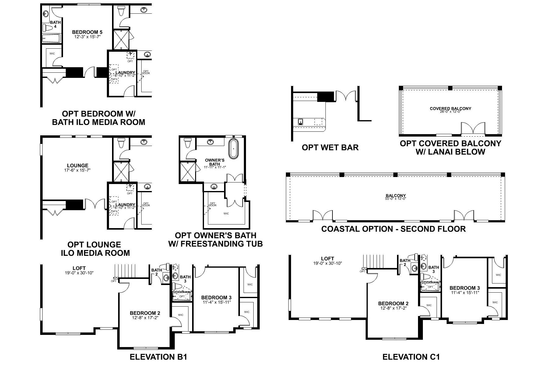 Grandview Second Floor Options