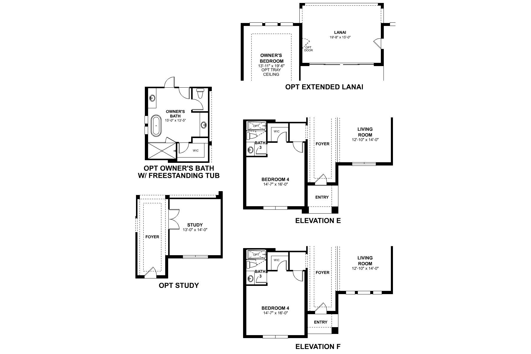Sanmarino First Floor Options