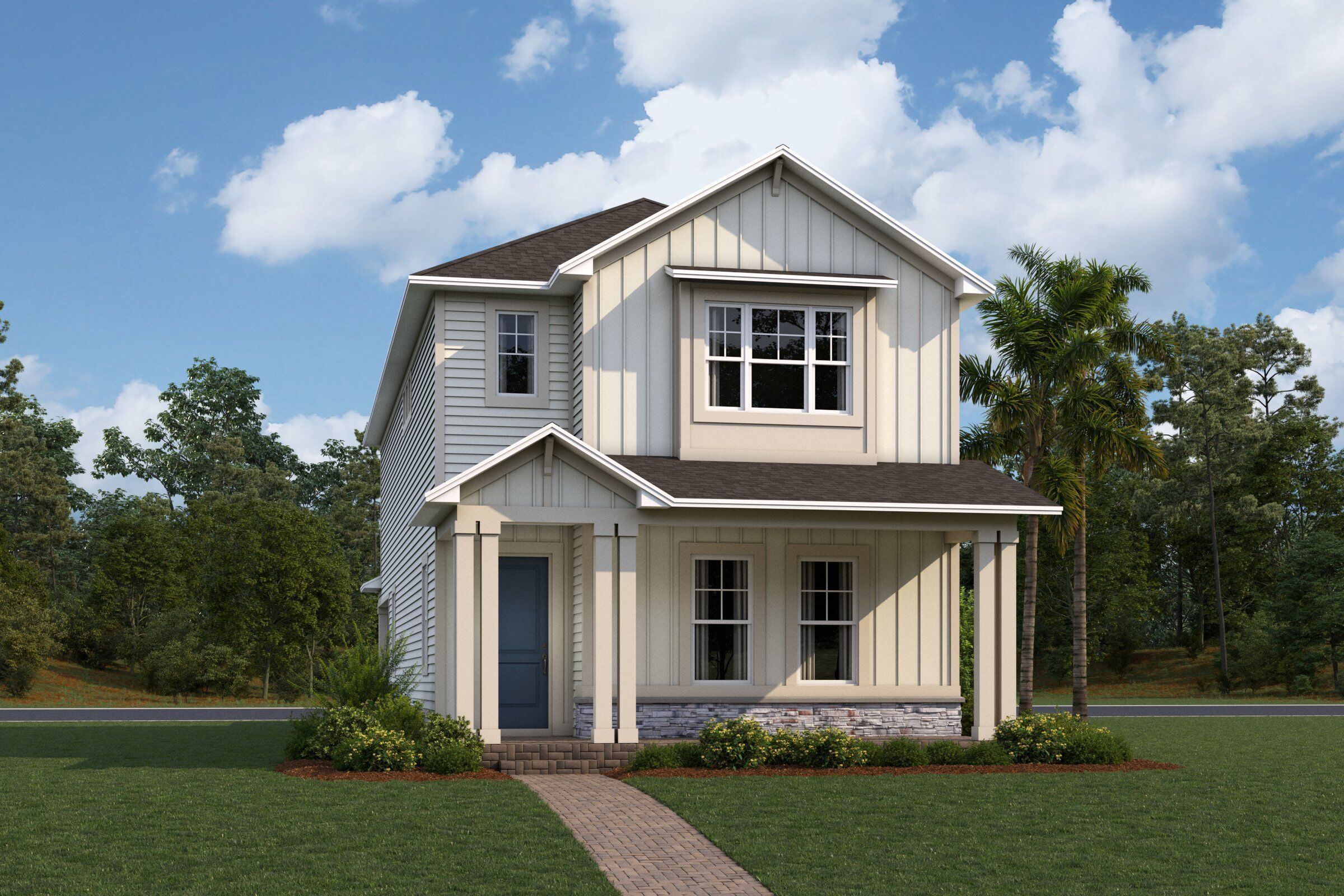 Sandestin Elevation  Traditional  Farmhouse