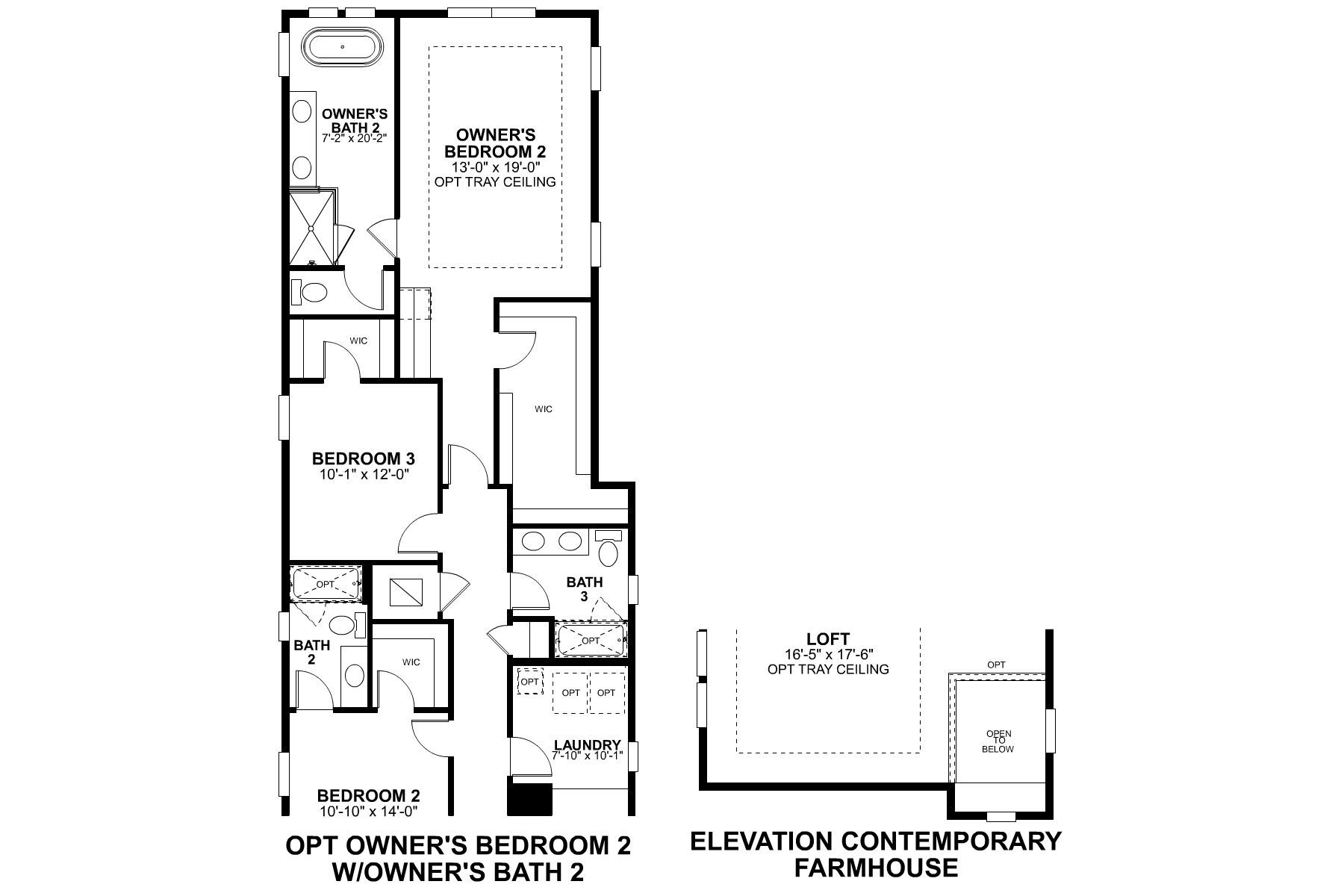 Bridgeport Second Floor Options