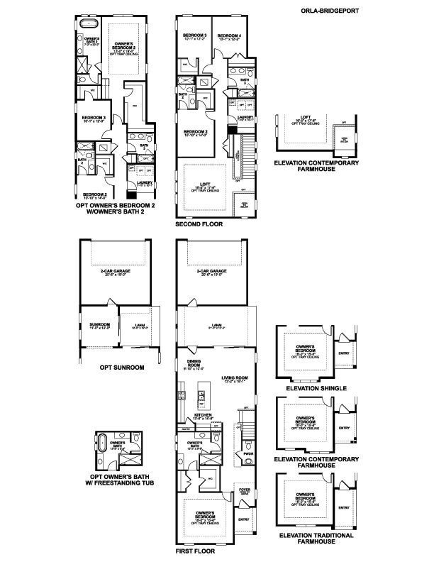 Bridgeport Floorplan