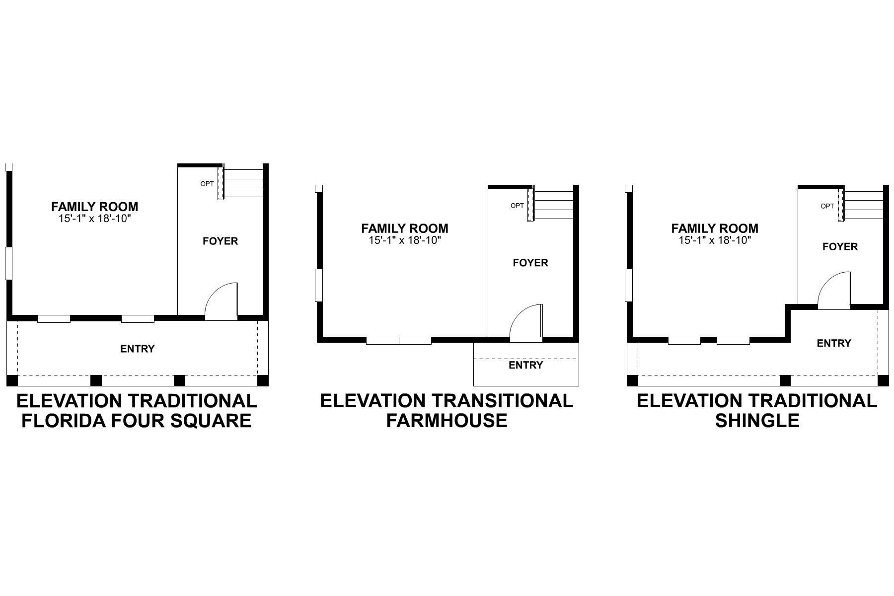 Jensen First Floor Options