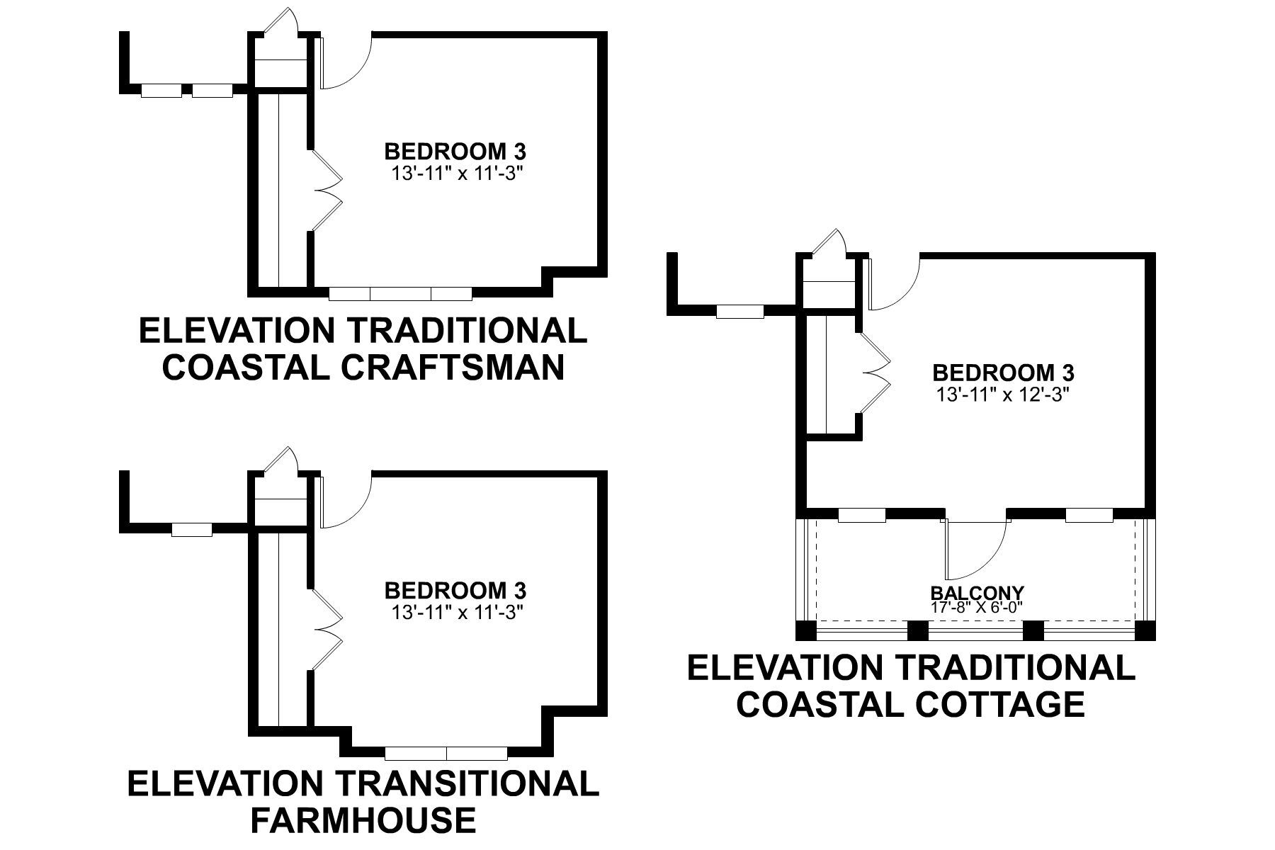 Wekiva Second Floor Options