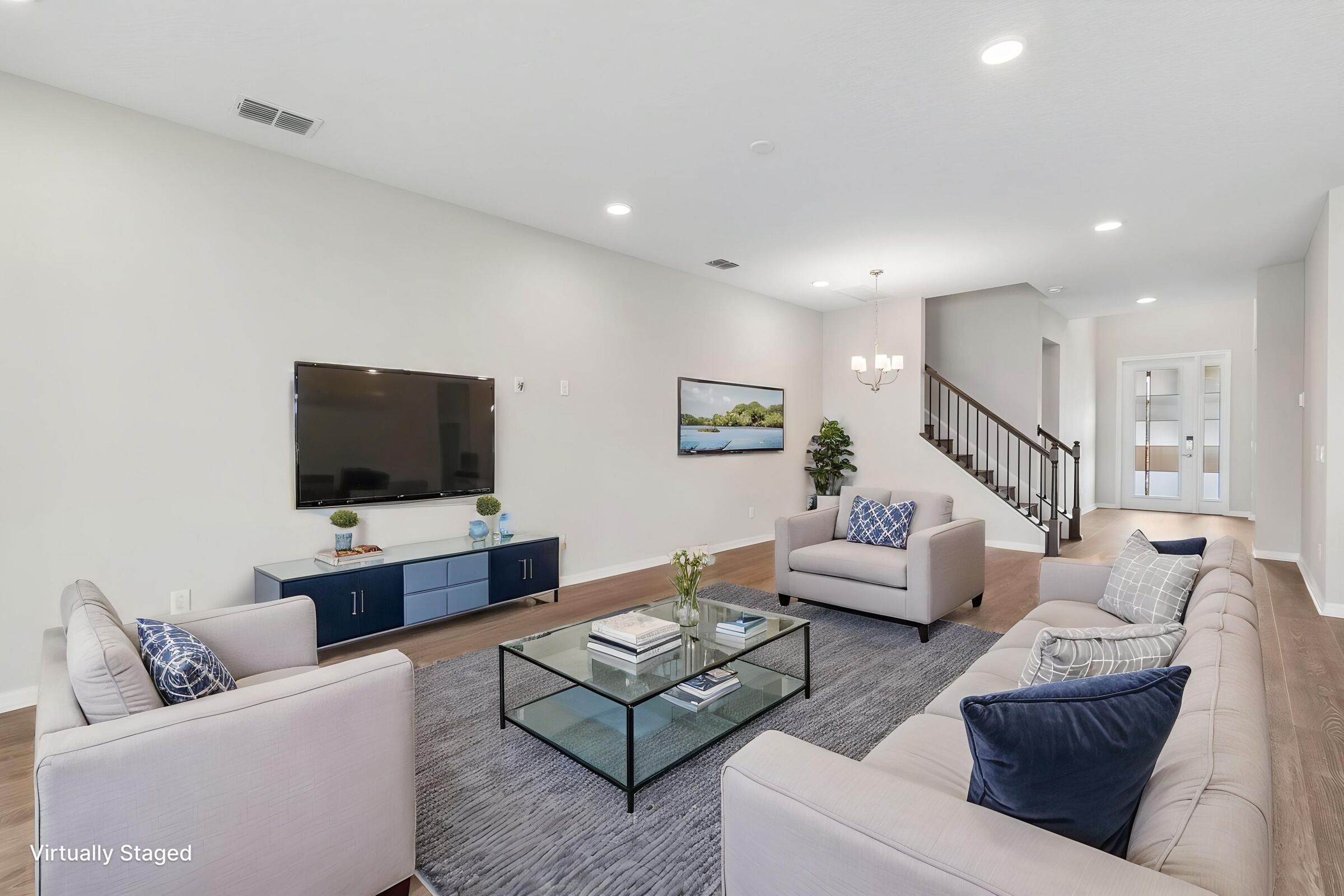 Family Room - Virtually Staged