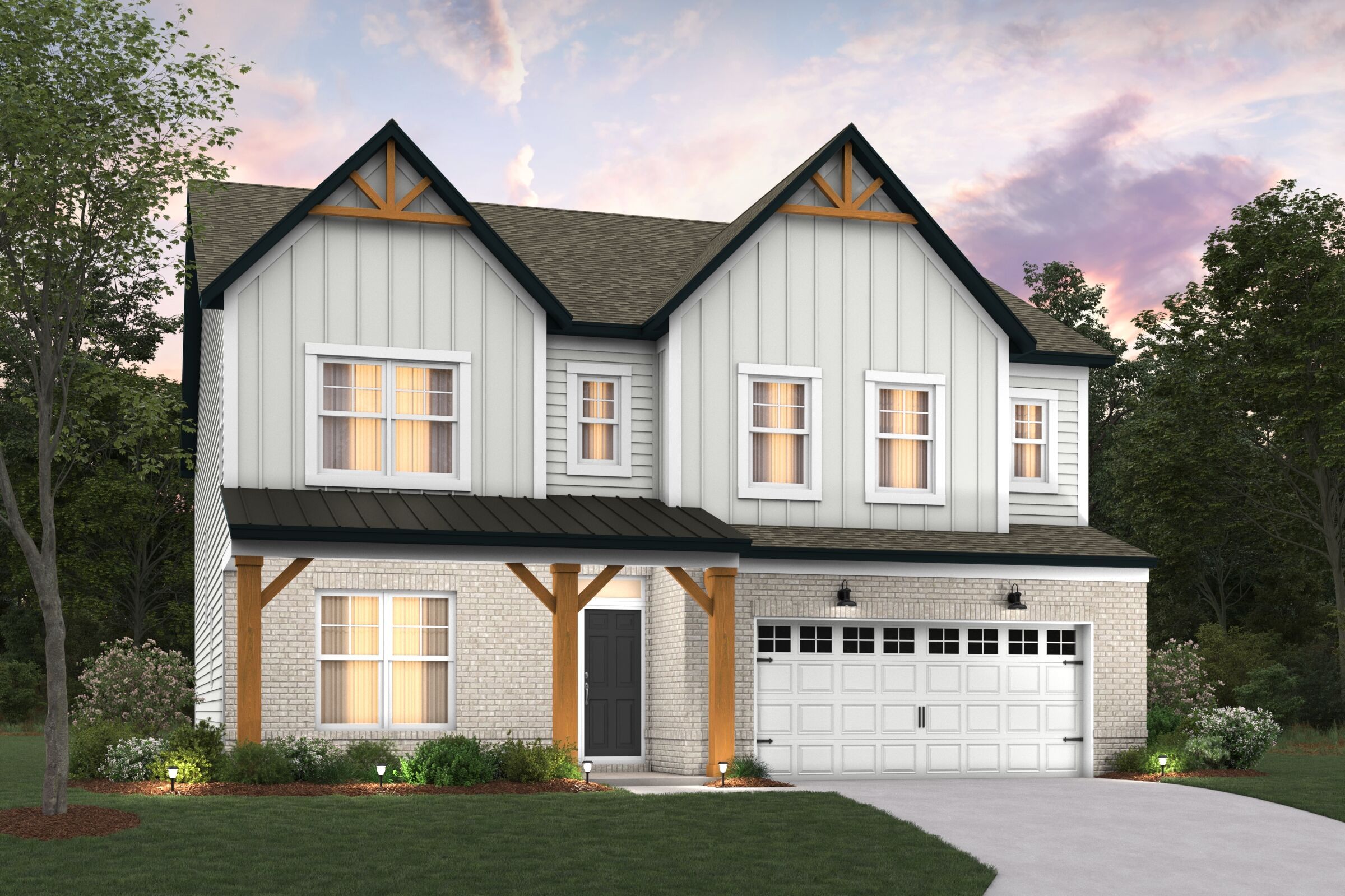 Glendale - Auburn Ridge: Brownsburg, Indiana - M/I Homes