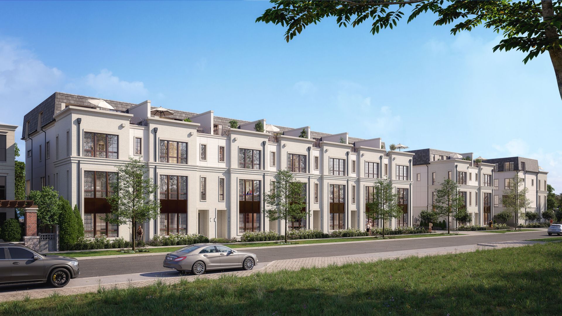 Rendered Streetscape
