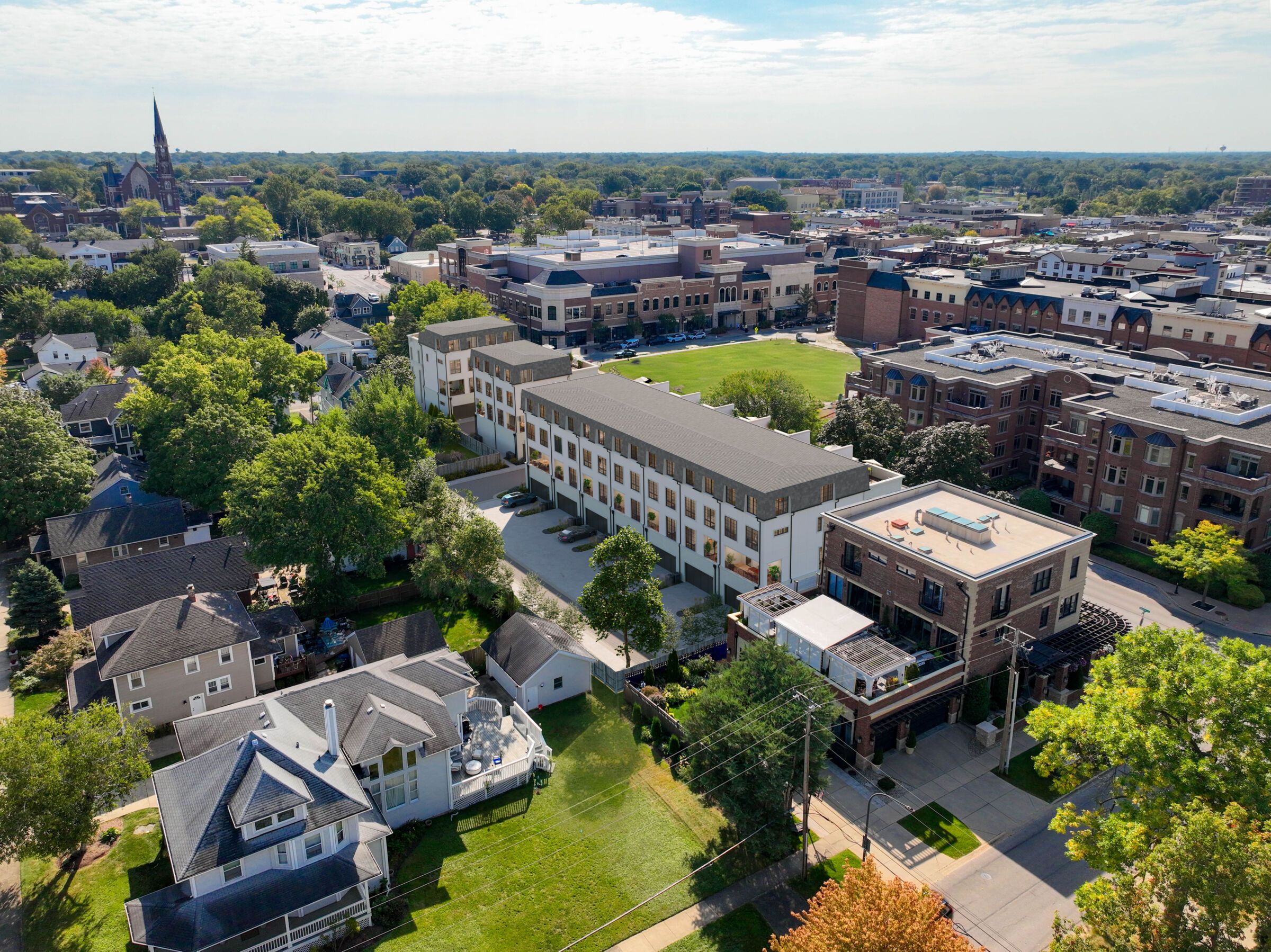 Benton + Main Streetscape