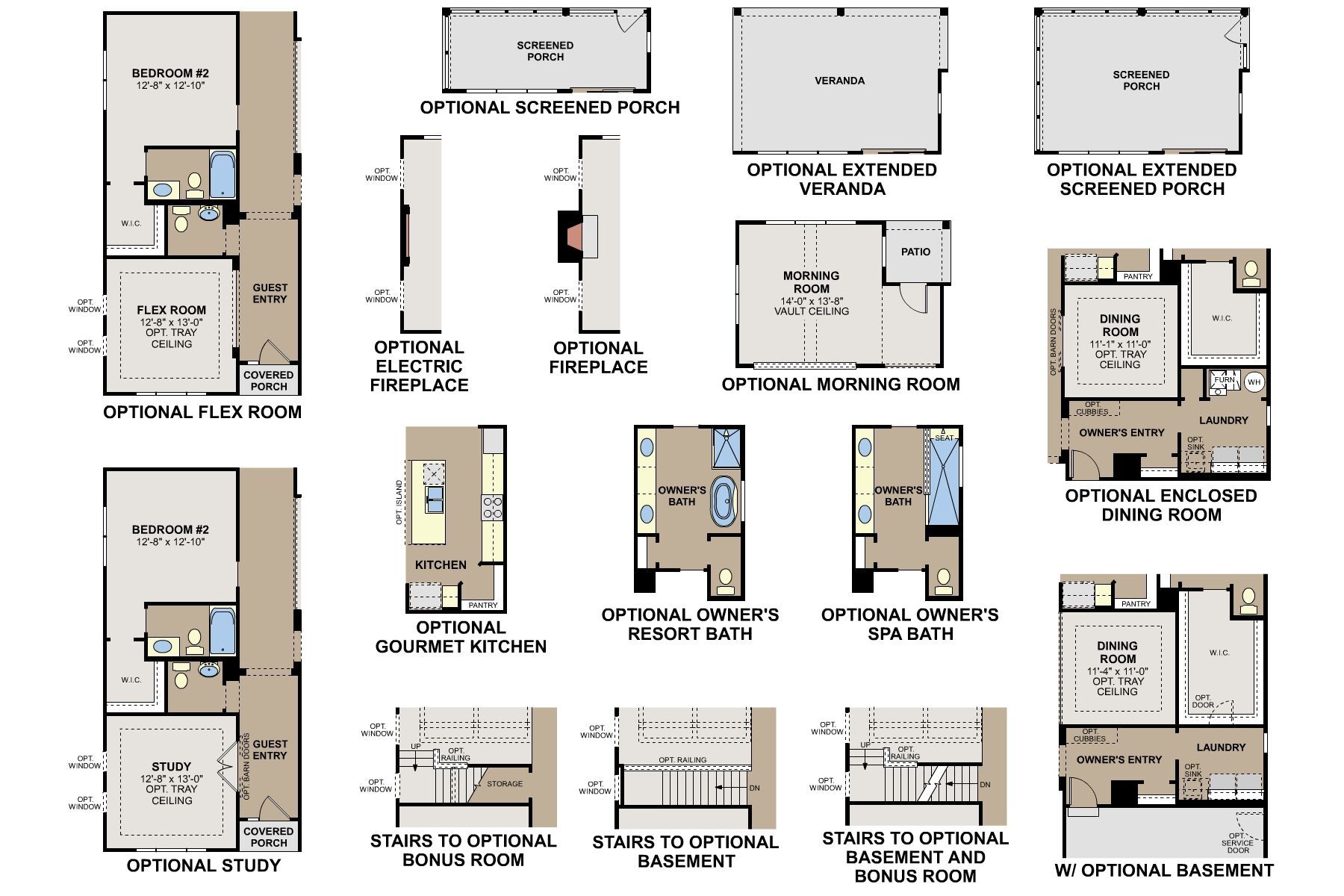 Olympic First Floor Options