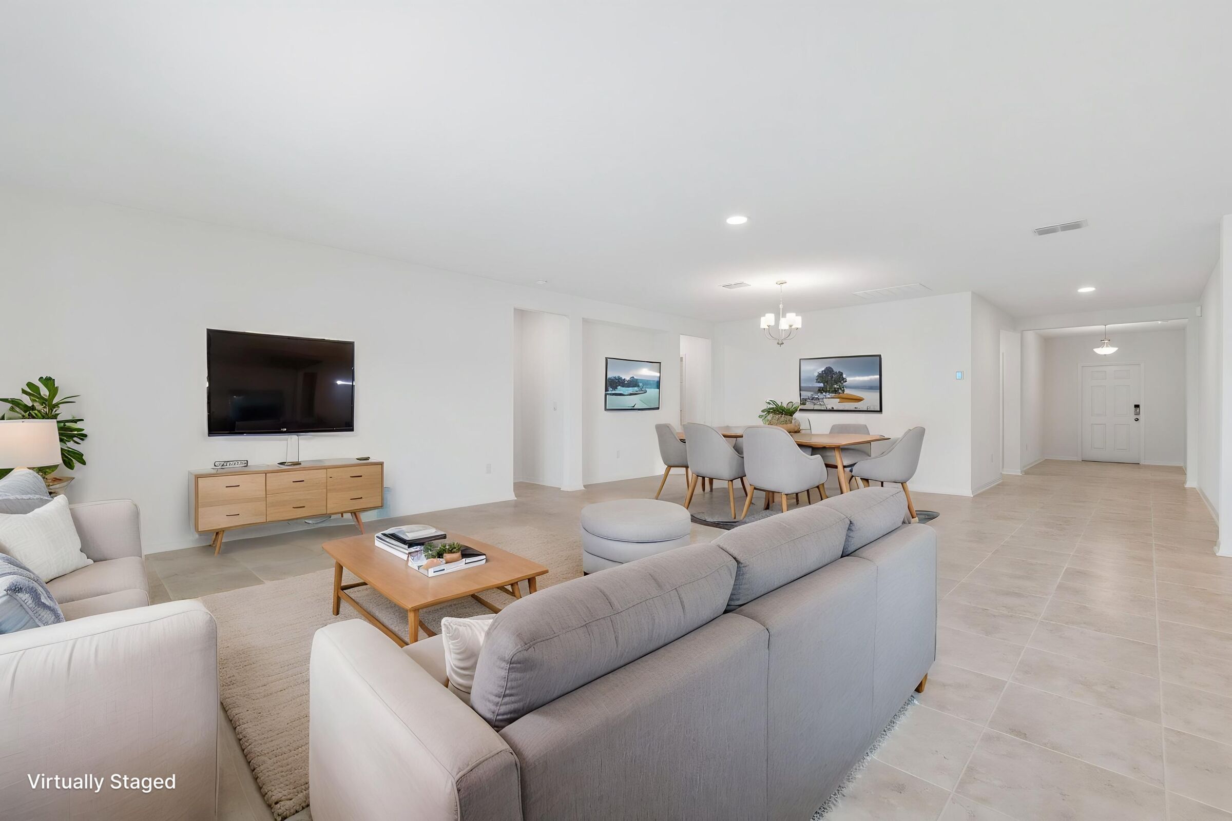 Great Room - Virtually Staged