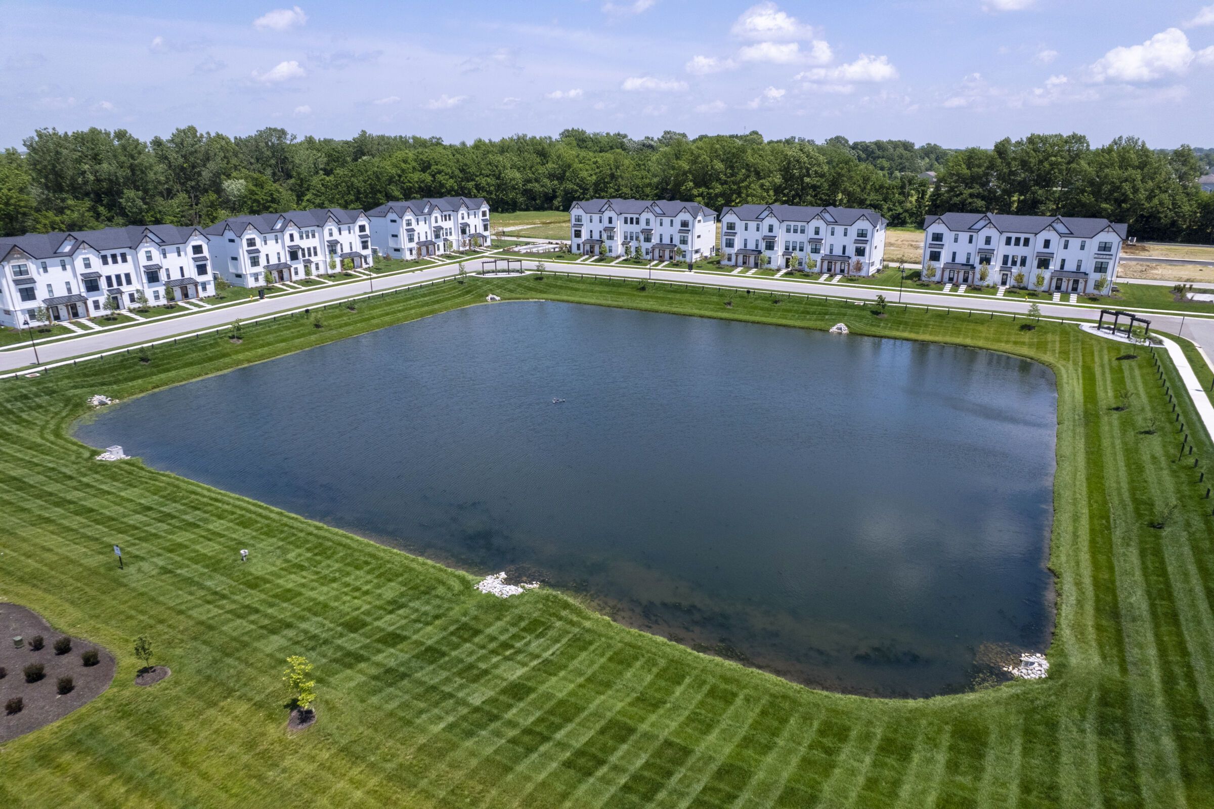 Pond with Fountain