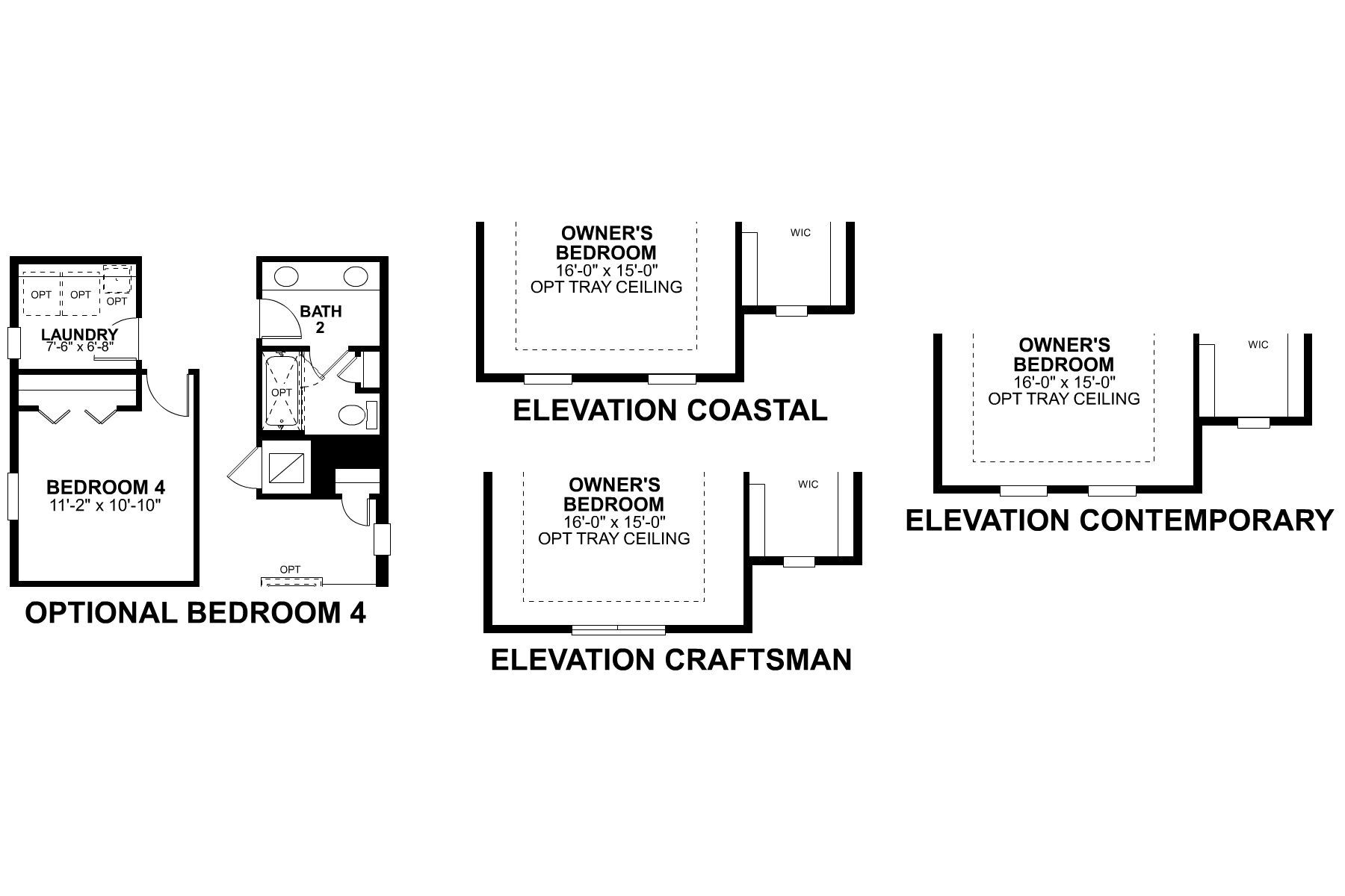 Sebring Second Floor Options