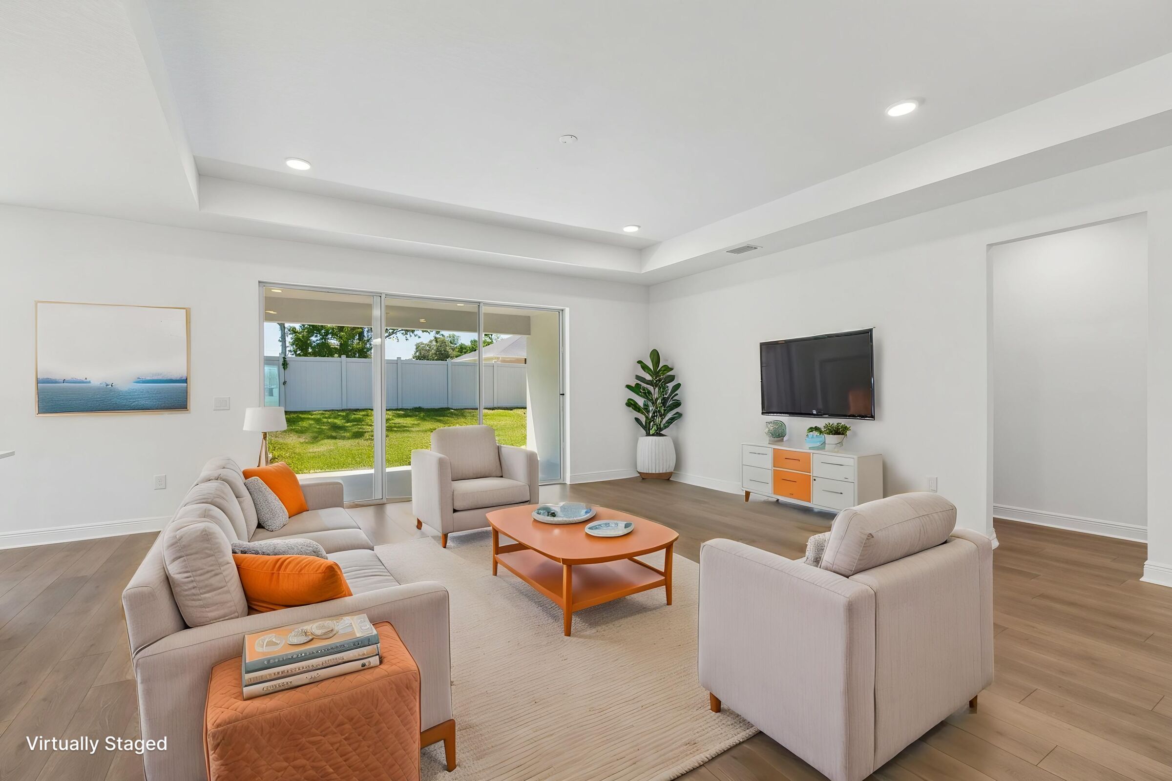 Great Room - Virtually Staged