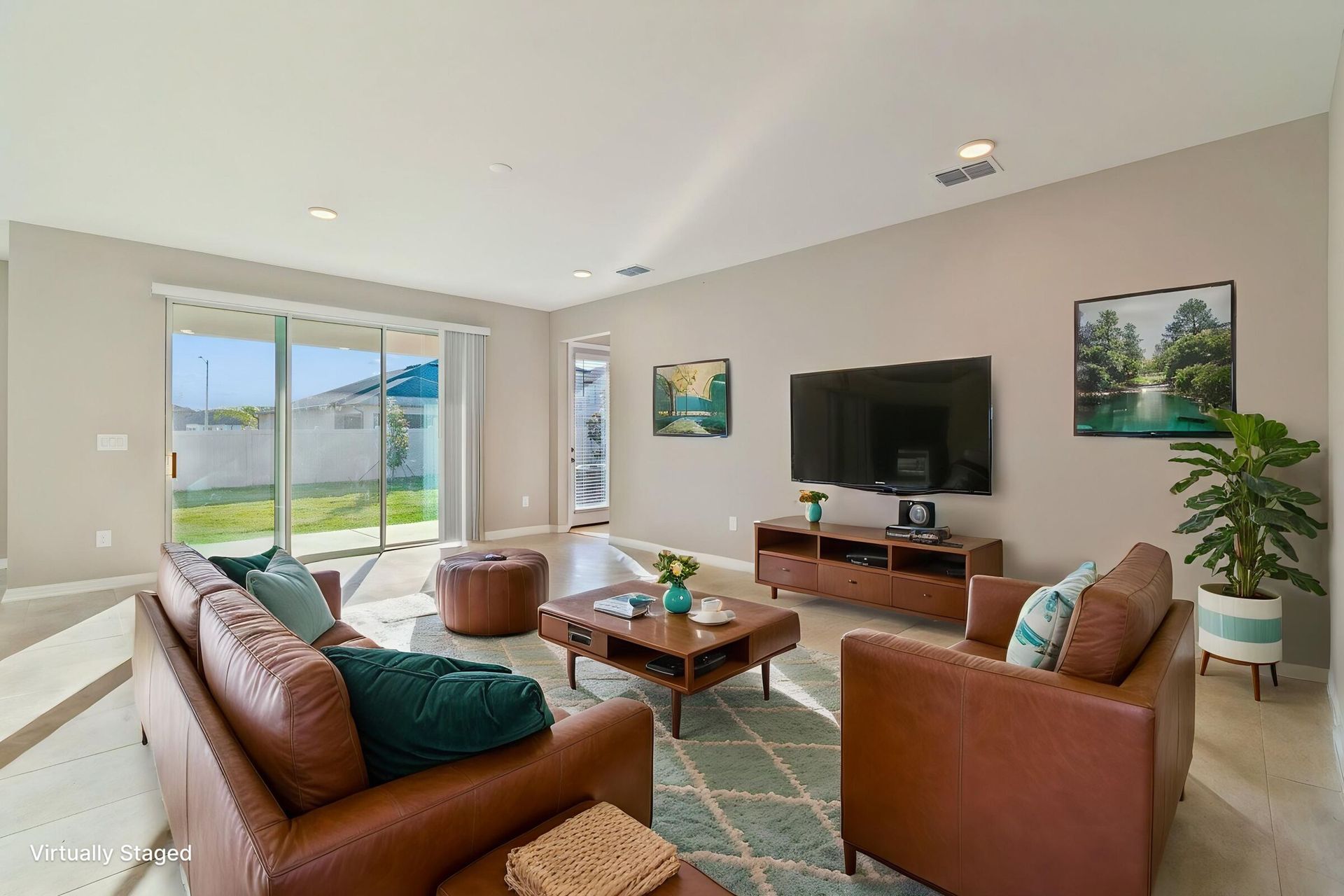 Family Room - Virtually Staged - Representational Photo