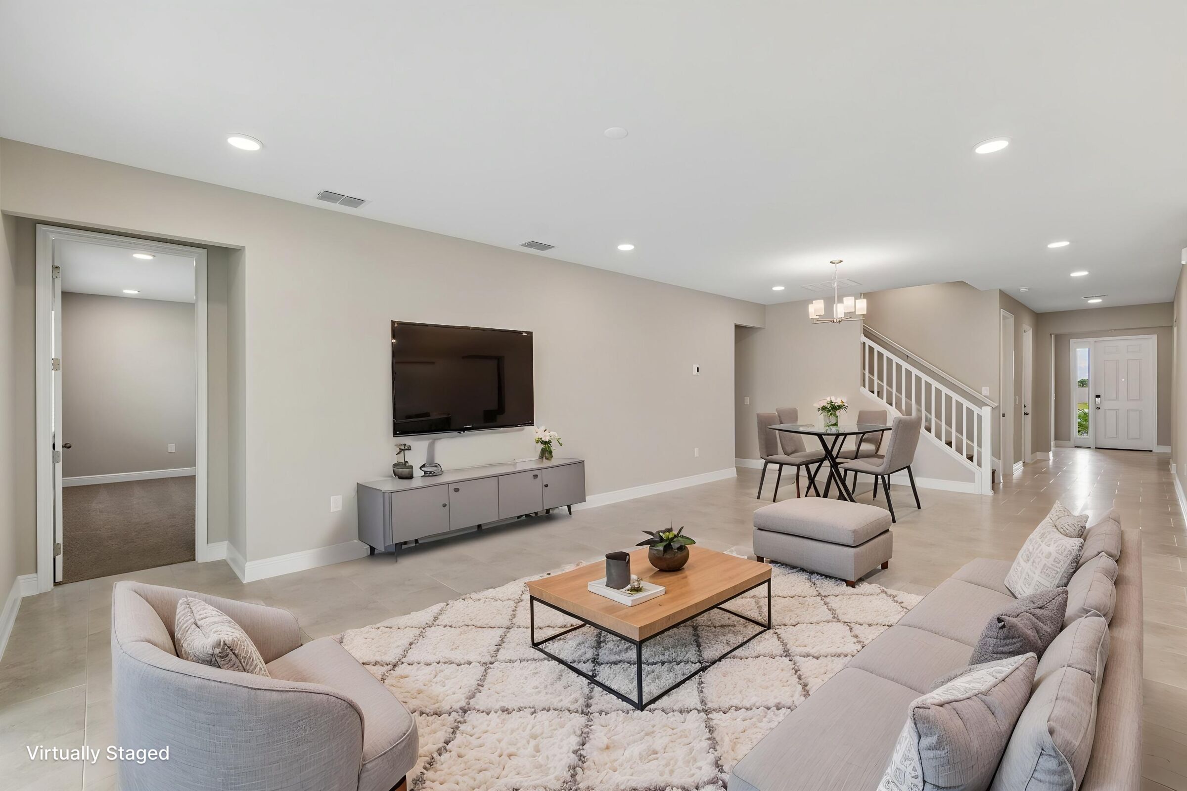 Family Room - Virtually Staged