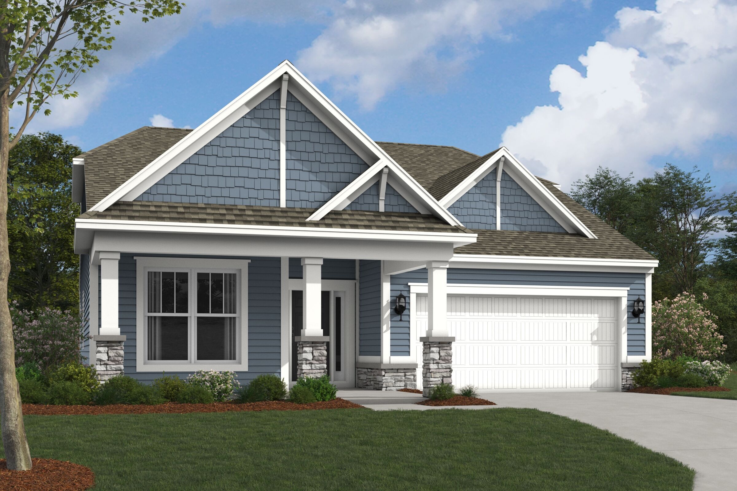 Mackey II - Branson Reserve: Noblesville, Indiana - M/I Homes