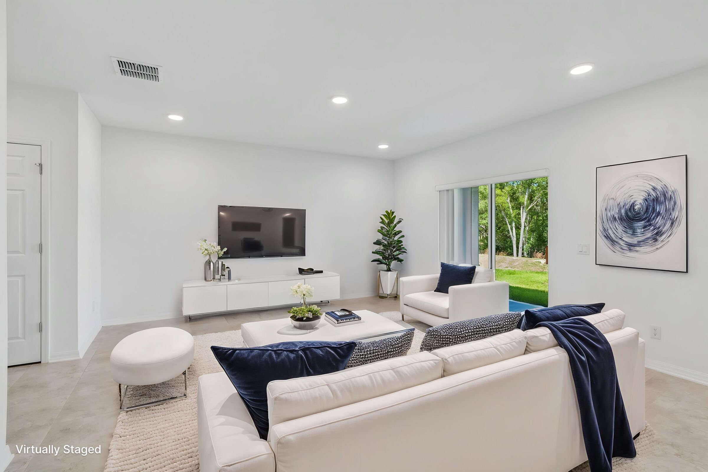 Family Room - Virtually Staged