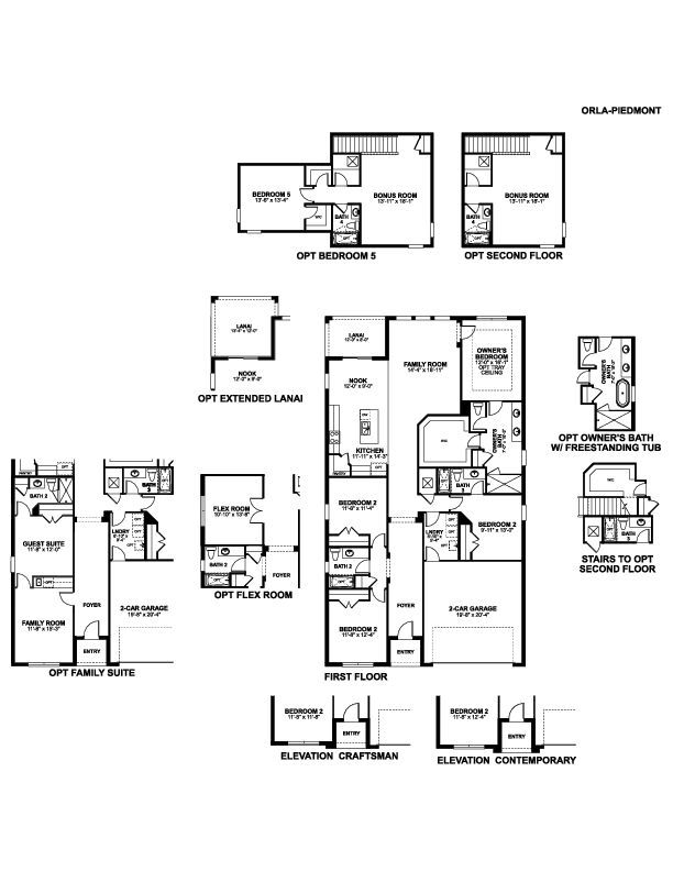 Piedmont Floorplan