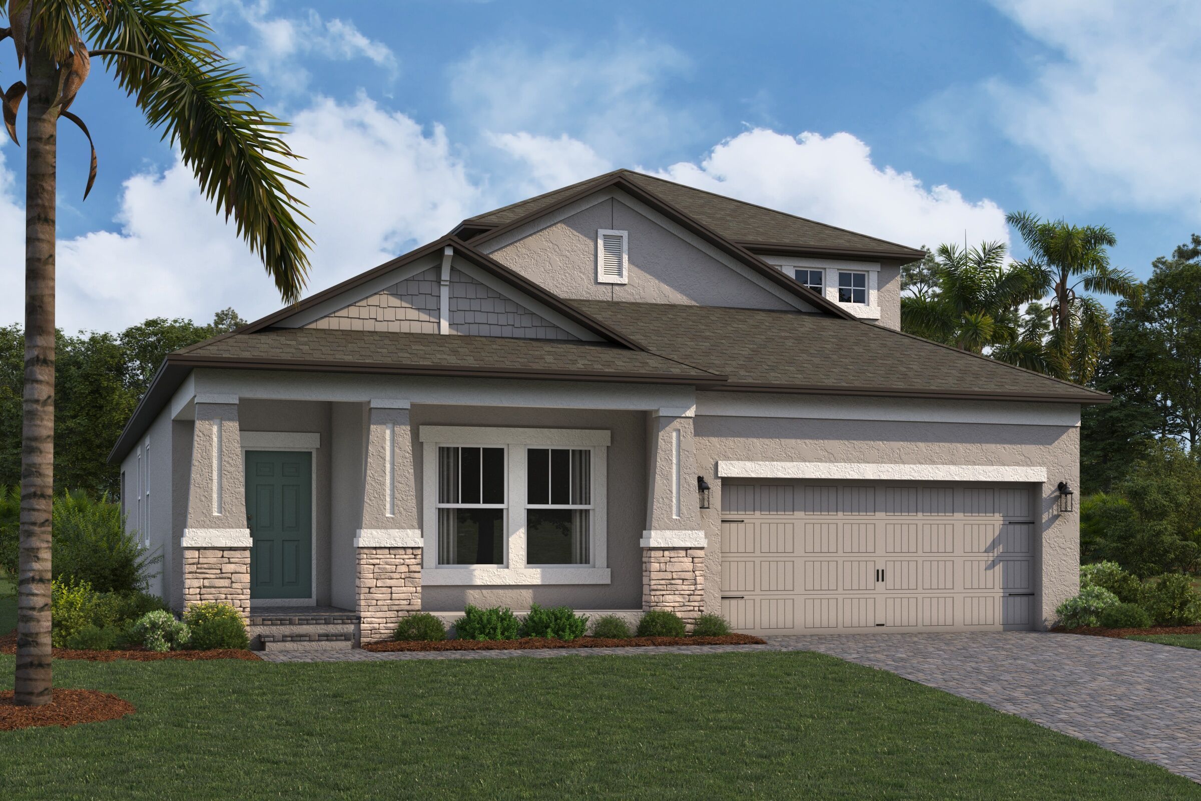 Newport II Bonus Elevation D - Harmony Ridge