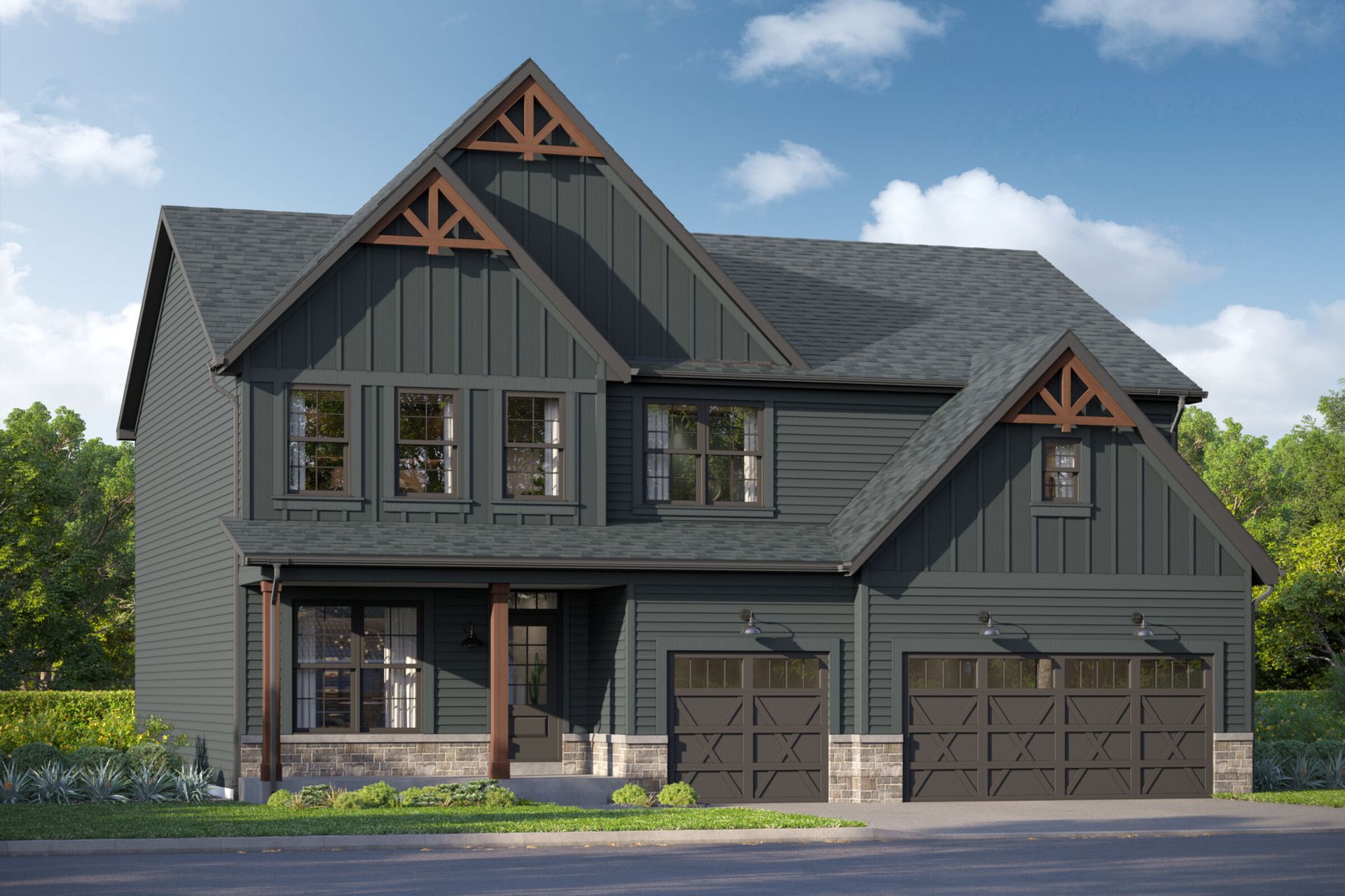 Essex Elevation Urban Farmhouse