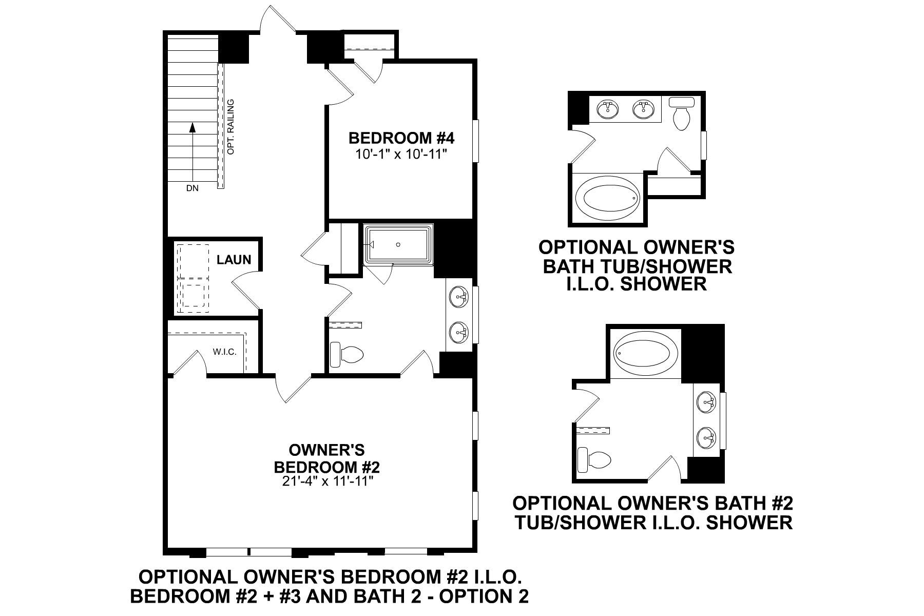 Catawba Second Floor Options