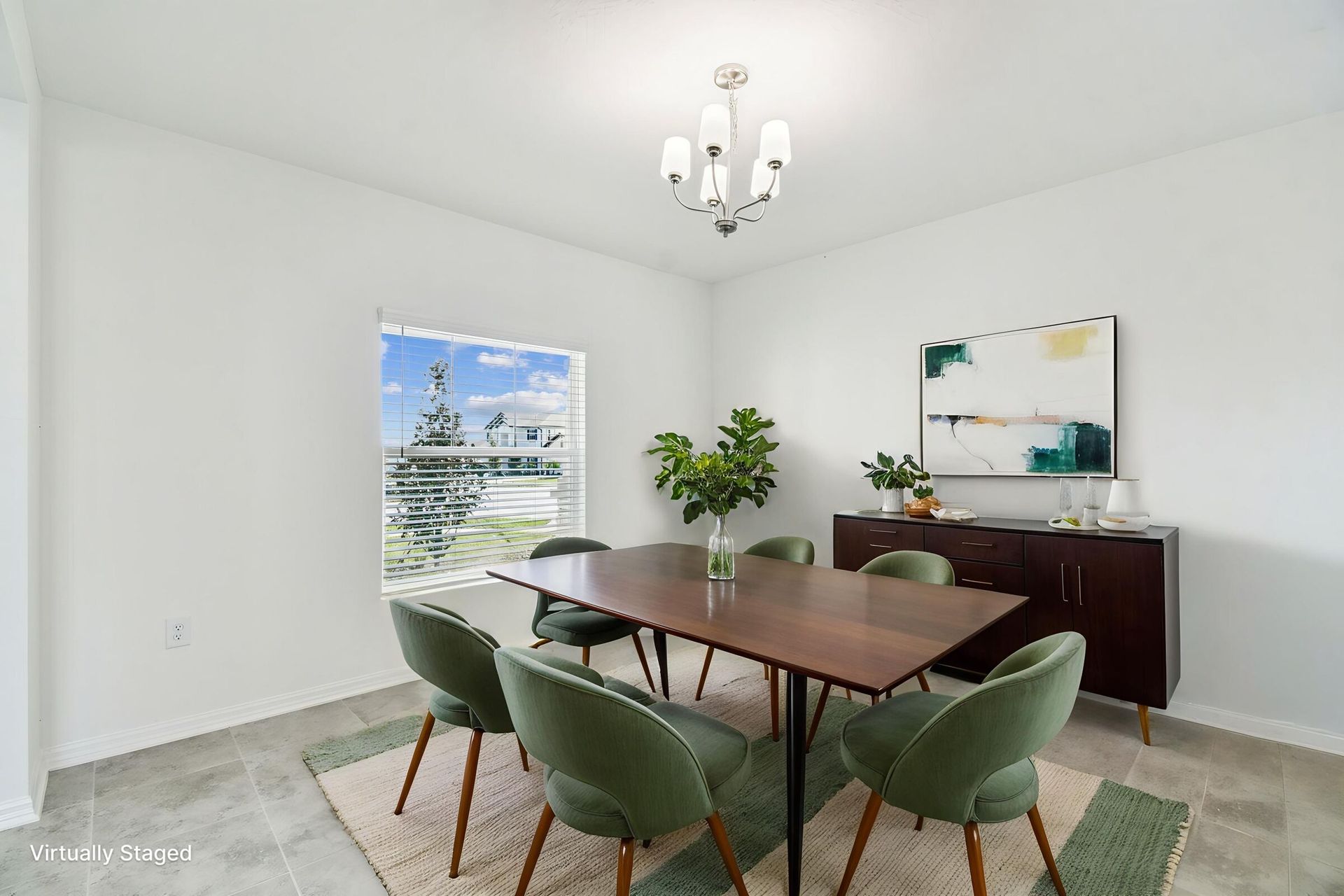 Dining Room - Virtually Staged - Representational Photo