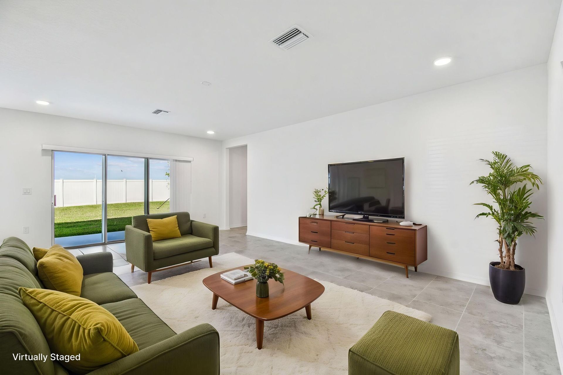Family Room - Virtually Staged - Representational Photo