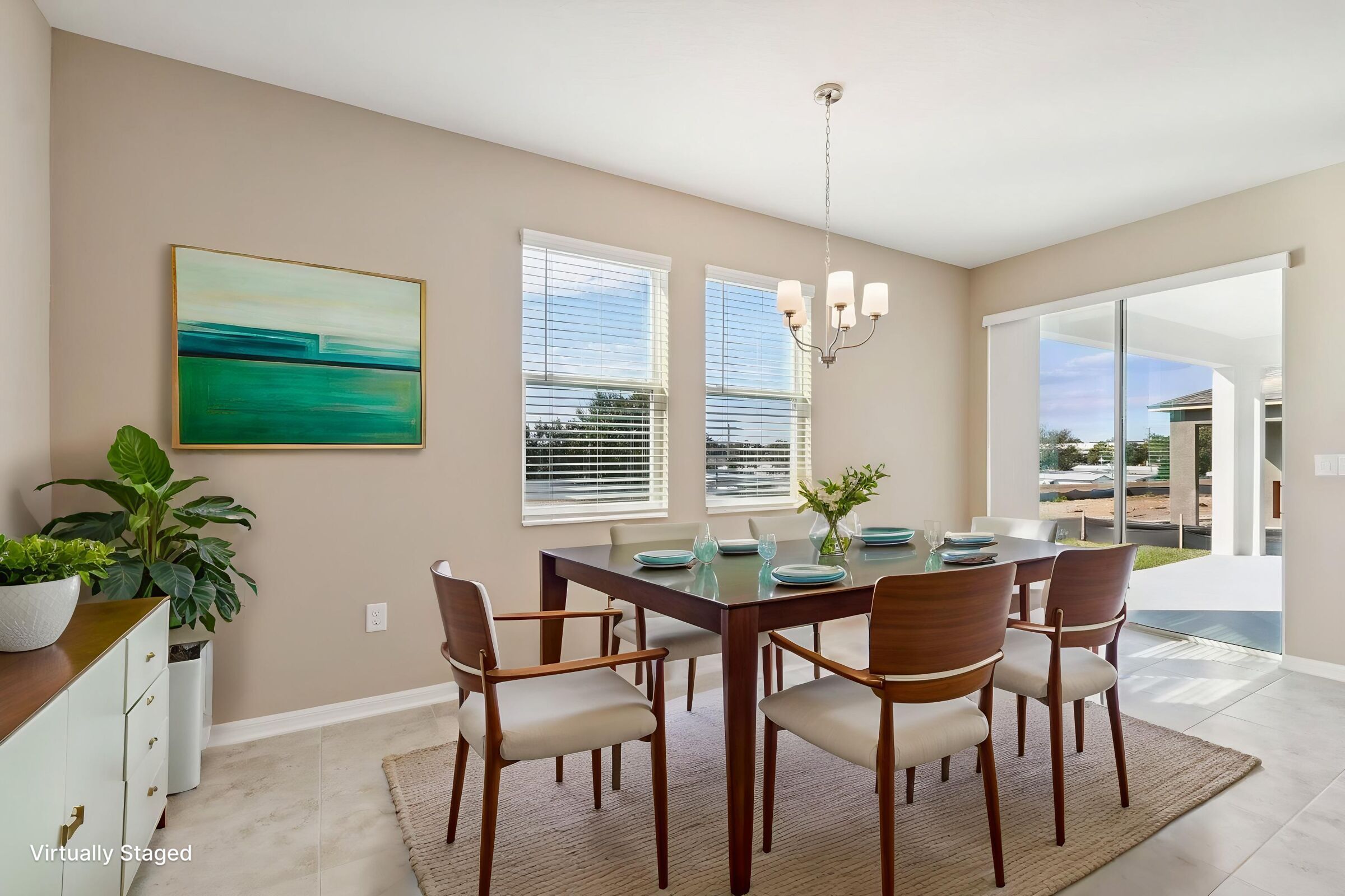 Dining Area - Virtually Staged - Representational Photo