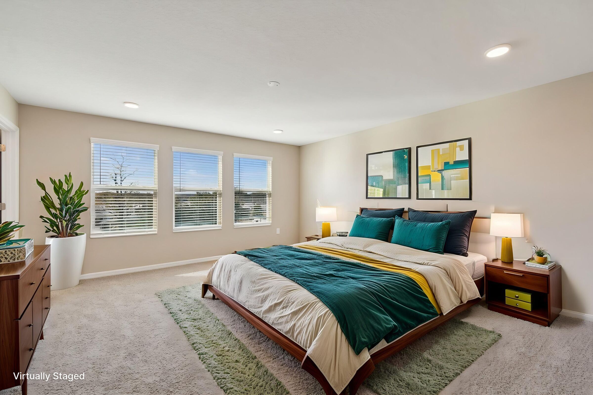 Owner's Bedroom - Virtually Staged - Representational Photo