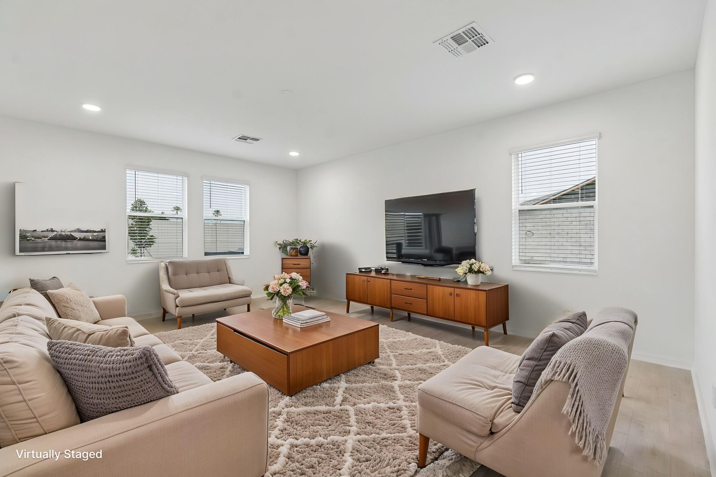 Family Room - Virtually Staged - Representational Photo
