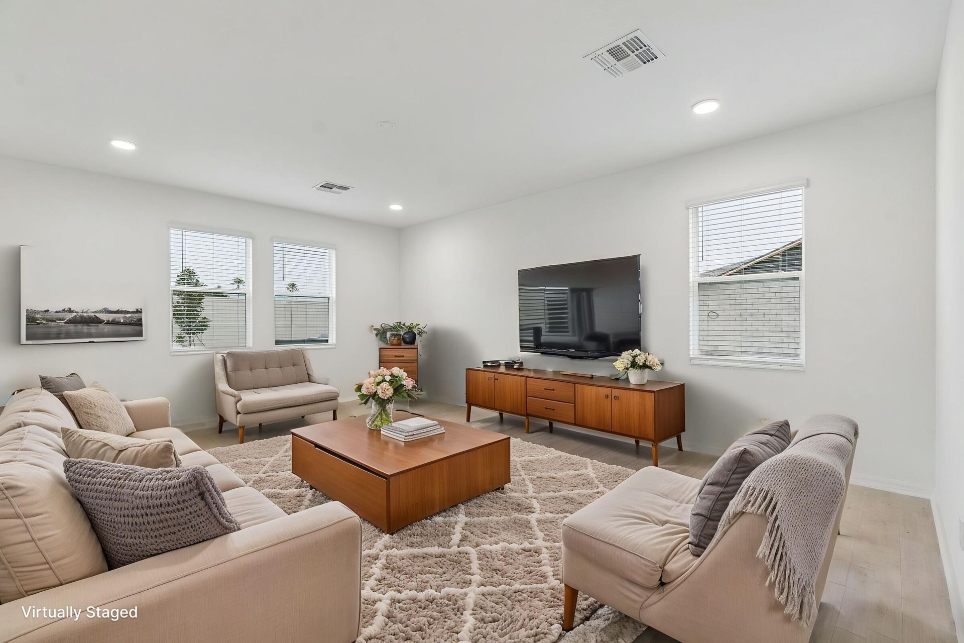 Family Room - Virtually Staged - Representational Photo