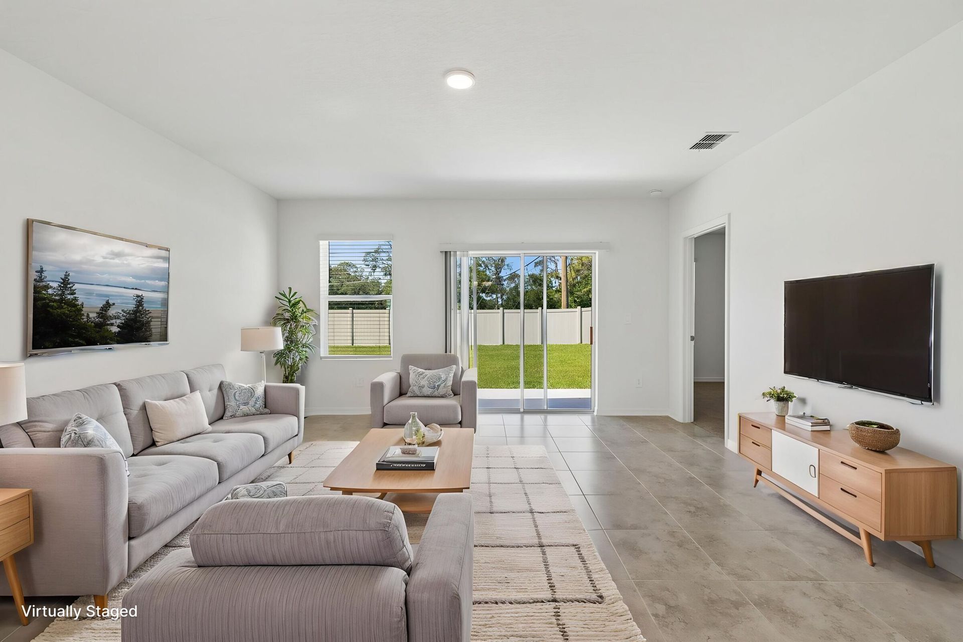 Family Room - Virtually Staged - Representational Photo