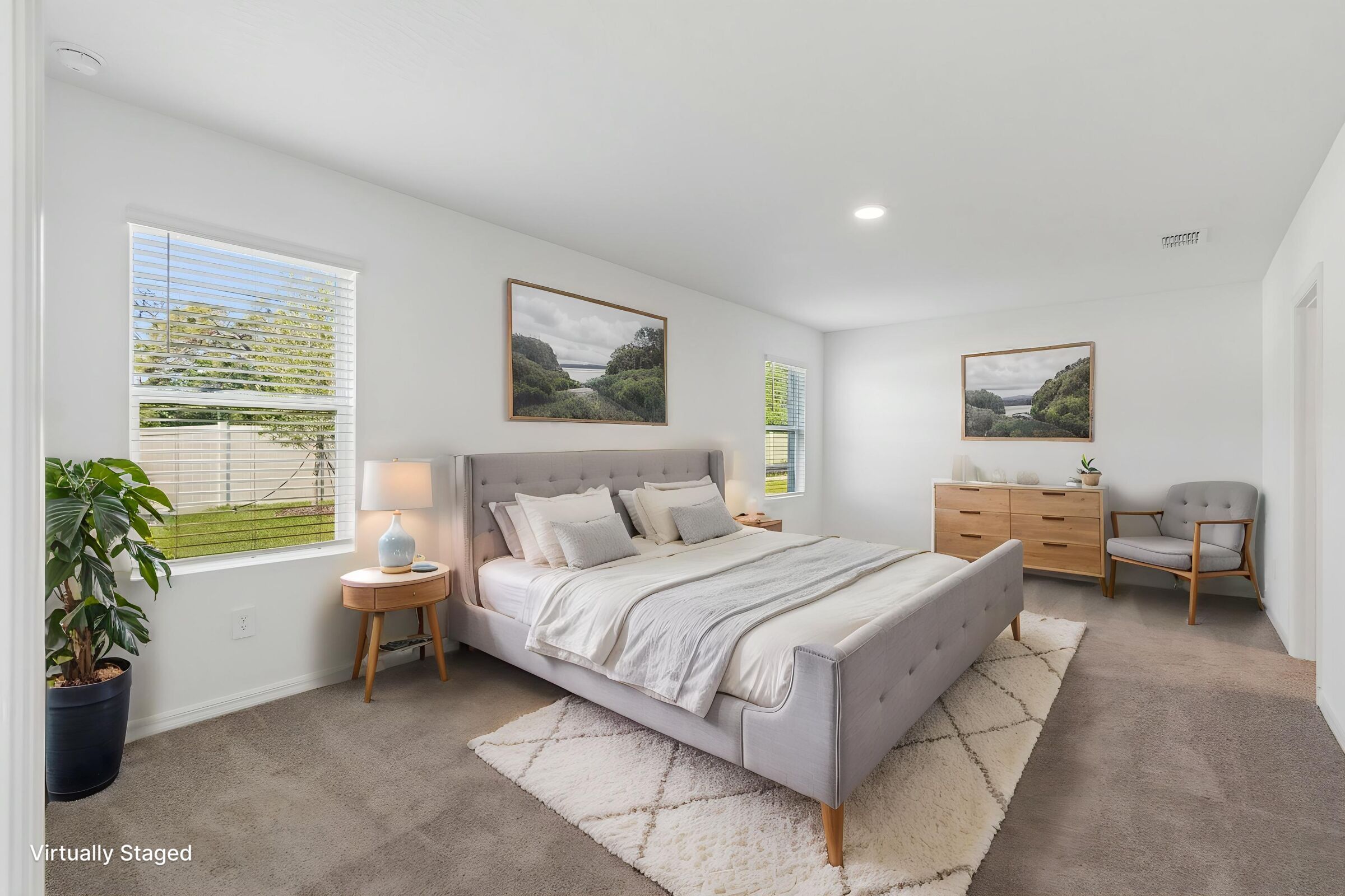 Owner's Bedroom - Virtually Staged - Representational Photo