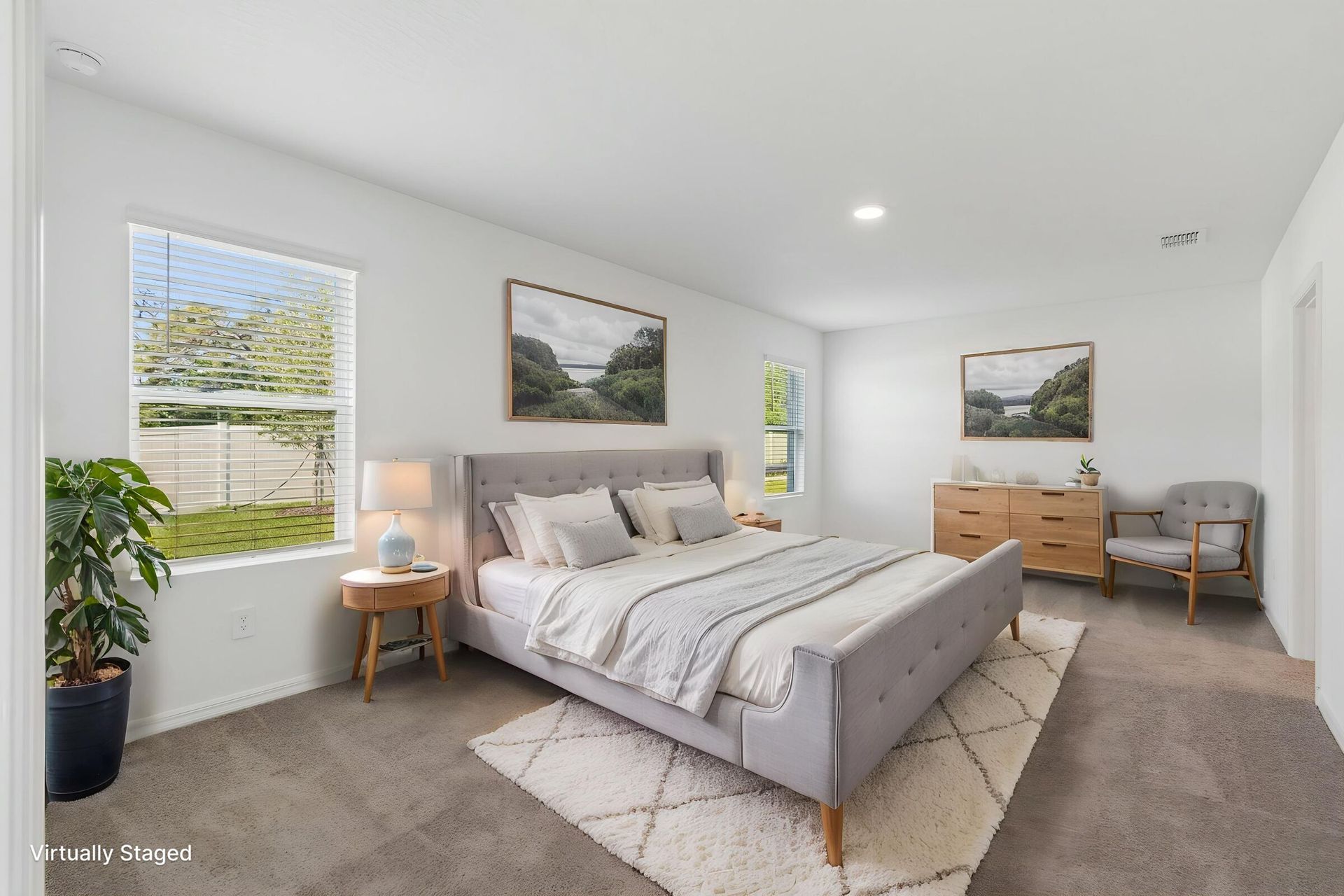 Owner's Bedroom - Virtually Staged - Representational Photo