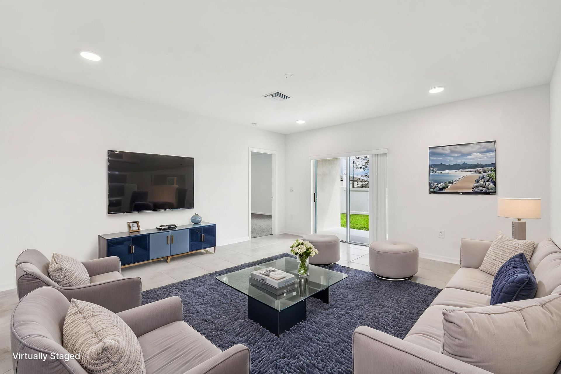 Family Room - Virtually Staged - Representational Photo