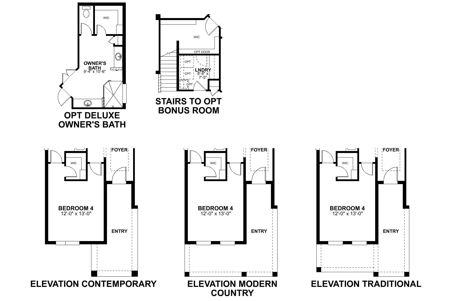 Cambridge First Floor Options