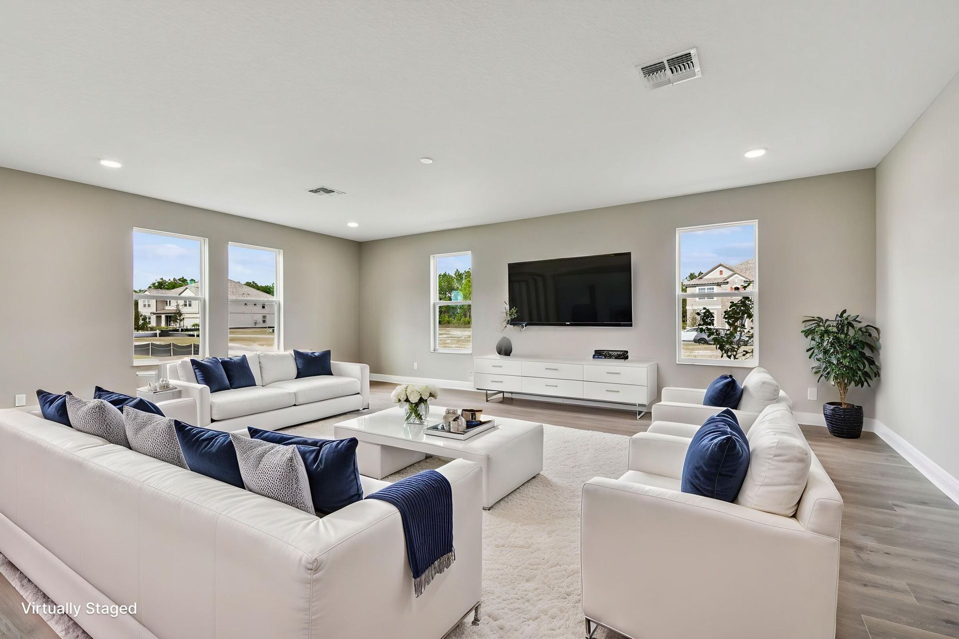 Family Room - Virtually Staged - Representational Photo