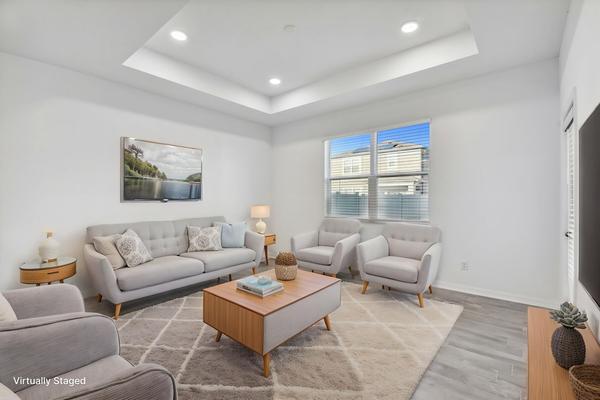 Family Room - Virtually Staged - Representational Photo