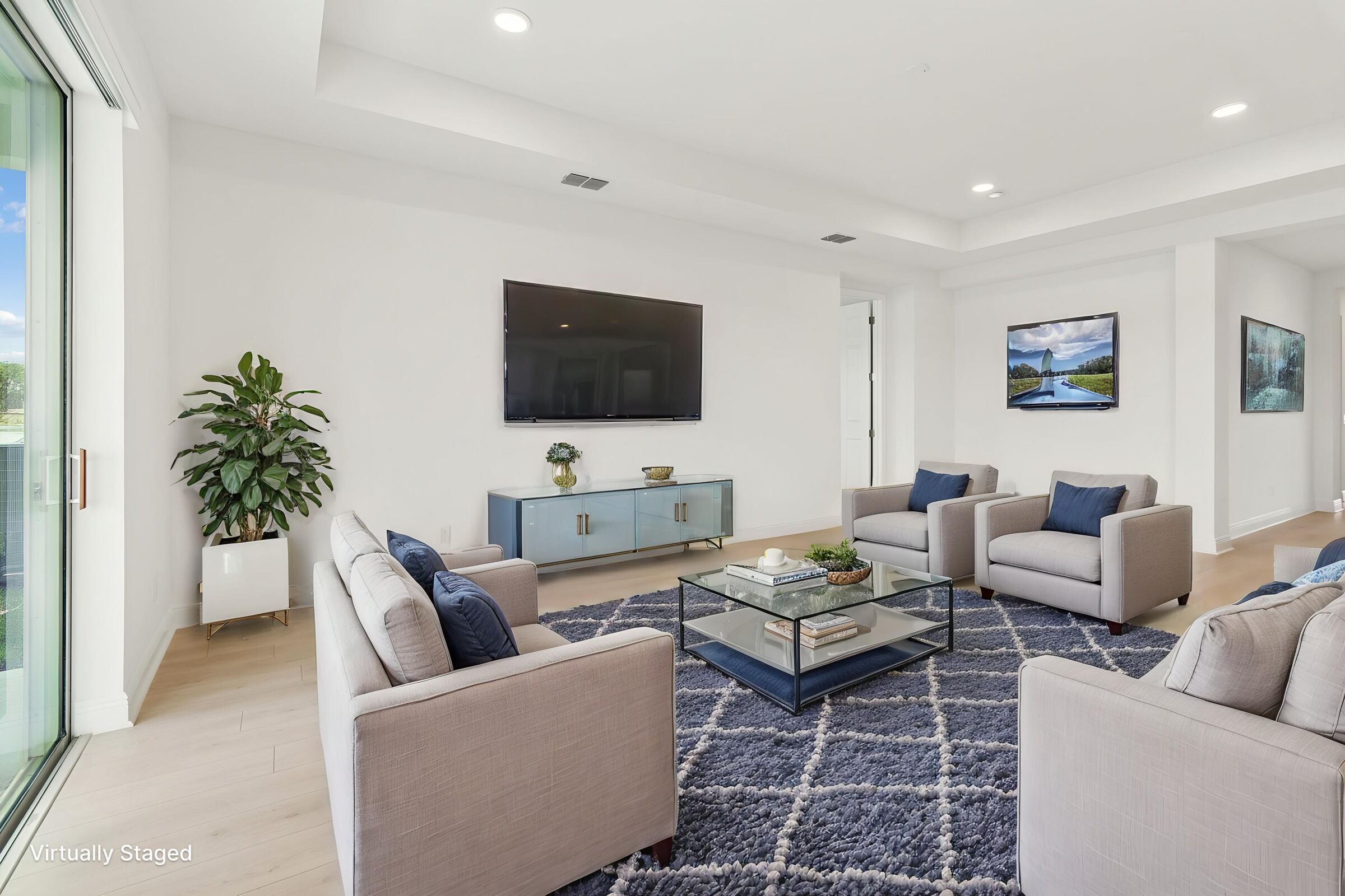 Family Room - Virtually Staged - Representational Photo